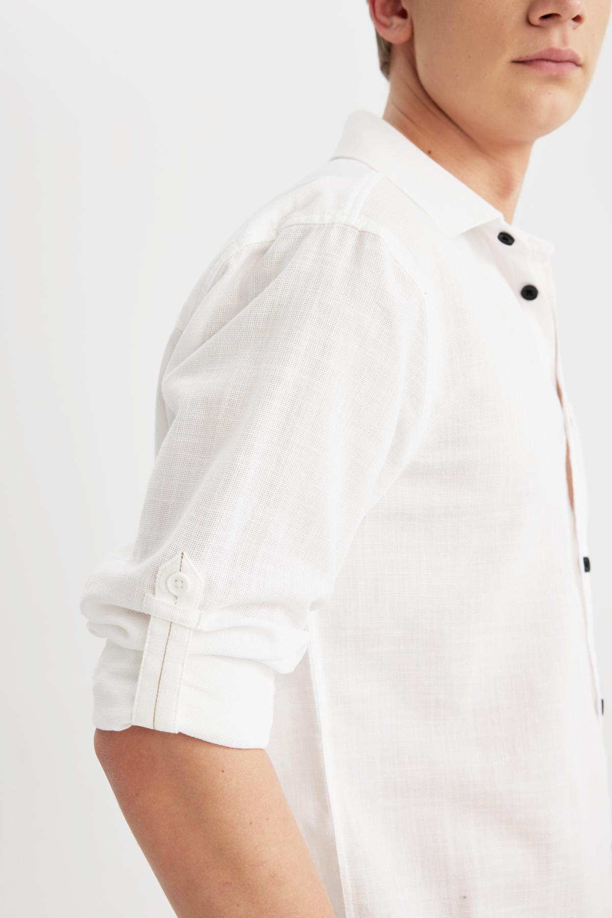 پیراهن مردانه دفاکتو | B5587AX24SP Defacto - Image 6