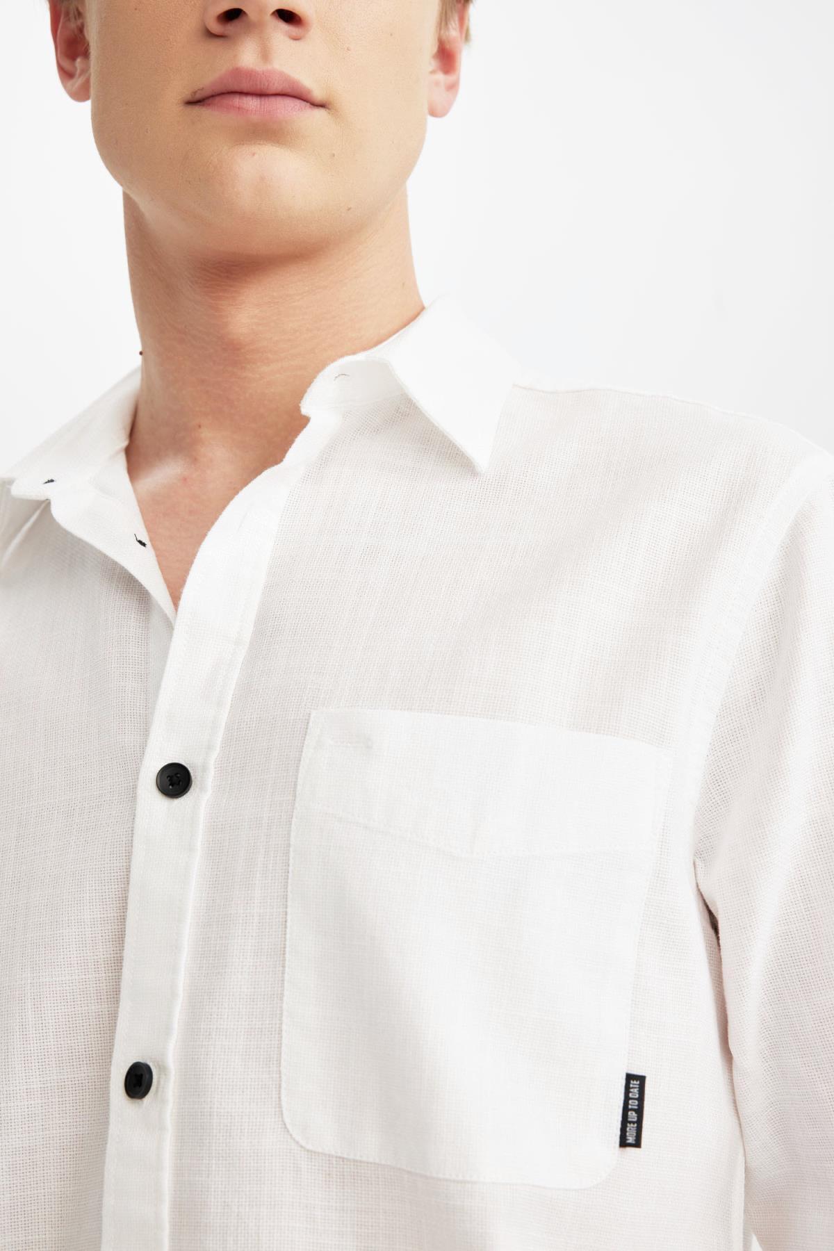 پیراهن مردانه دفاکتو | B5587AX24SP Defacto - Image 5