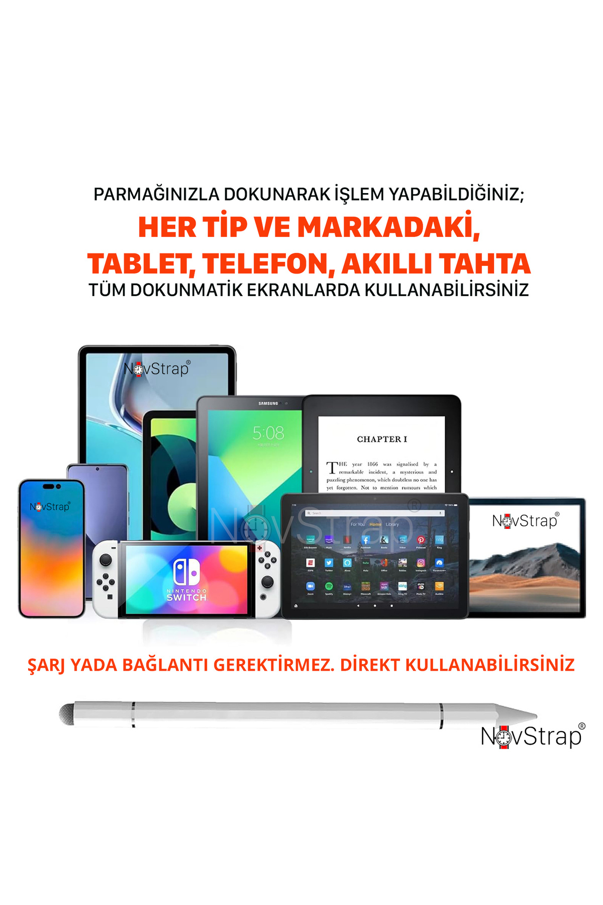 ile Uyumlu iPad 1 2 3 4 Mini 1 2 3 4 5 6 Nesil 3in1 Dokunmatik Tablet Kalemi 3