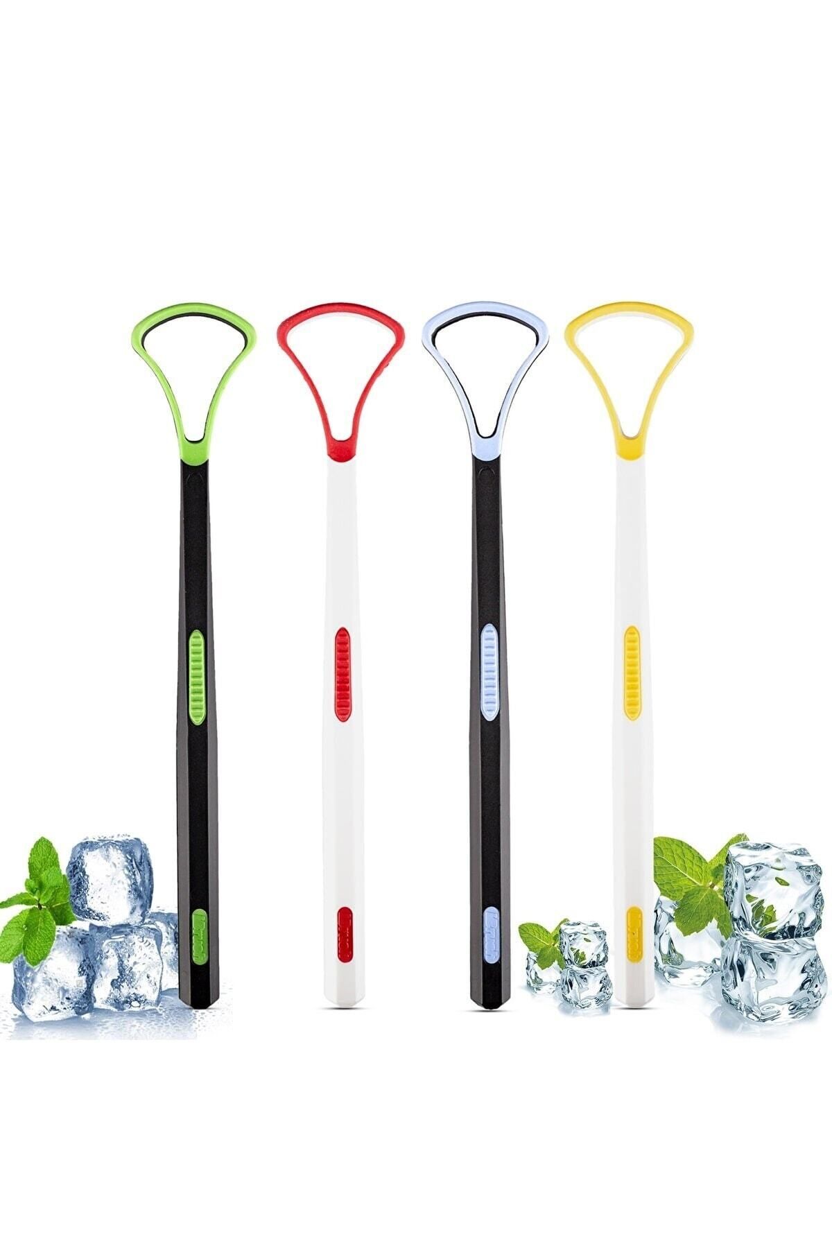 obrigado-Tongue Scraping Cleaner 1 Piece Plastic Anti-Odor Tongue Cleaning Apparatus Scraper Scraper 2