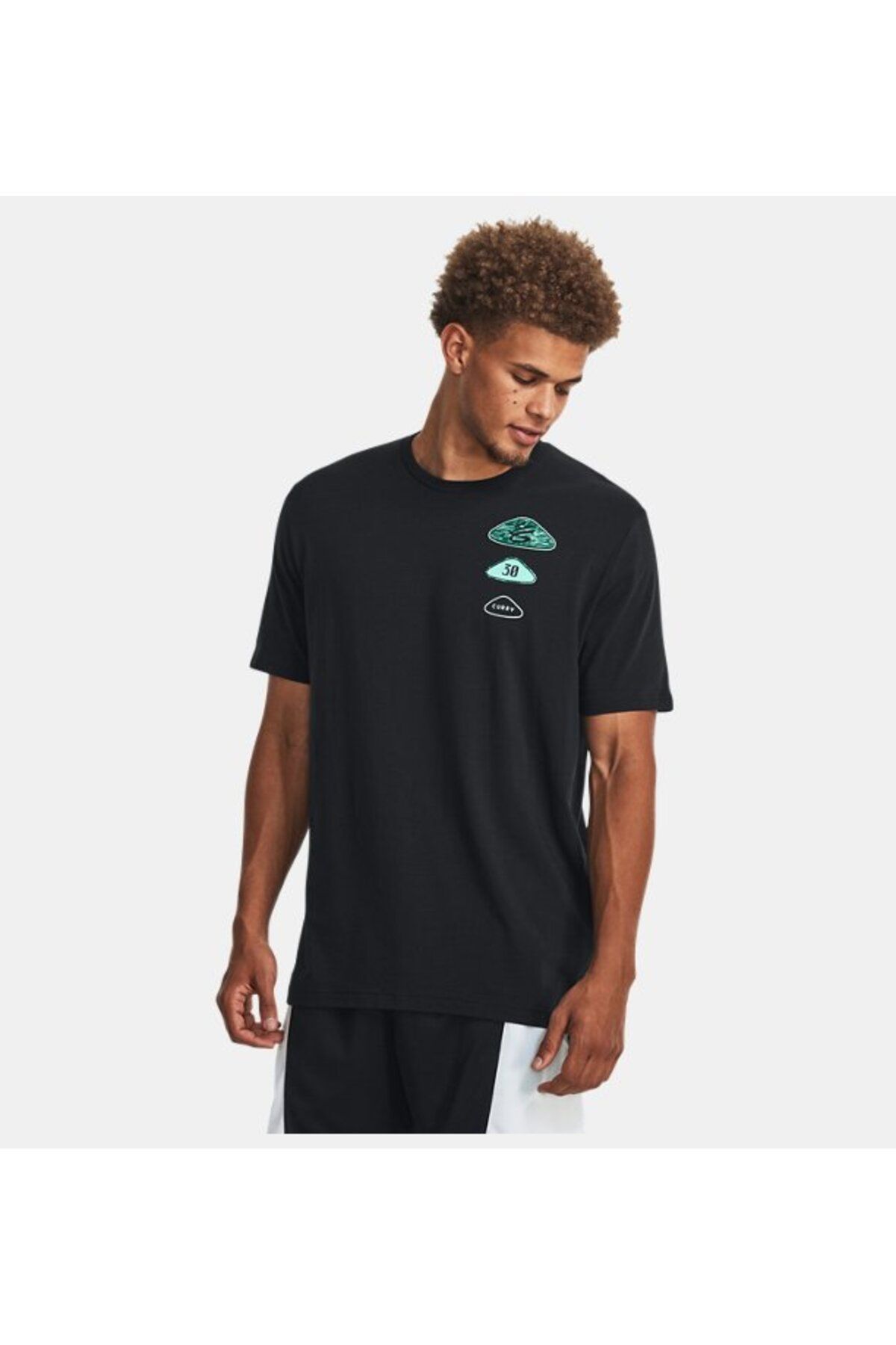 تی شرت مشکی مردانه آستین کوتاه مسابقات قهرمانی 1380362 001 Under Armour