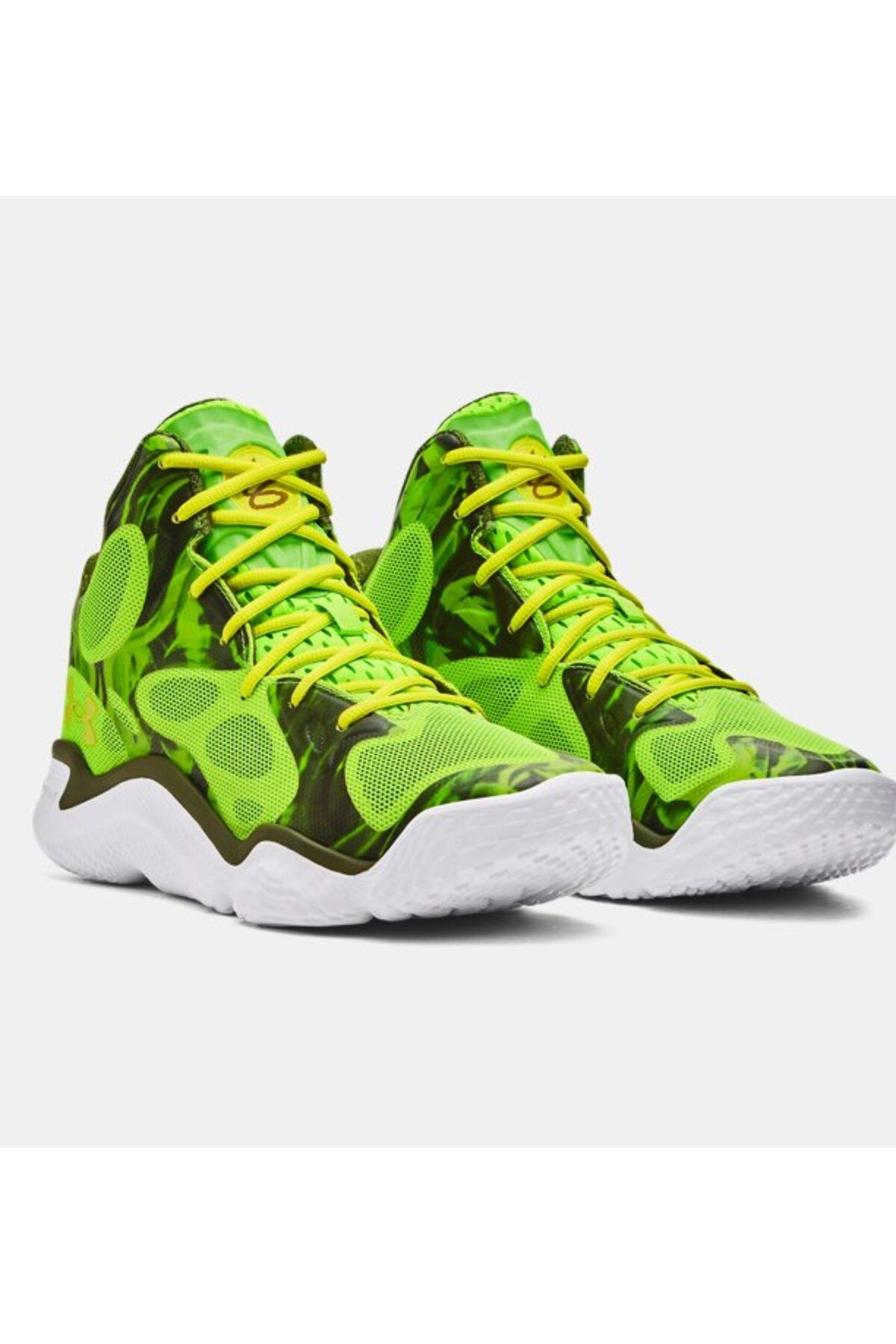 کفش بسکتبال سبز مردانه و زنانه های 300 اورجینال Under Armour