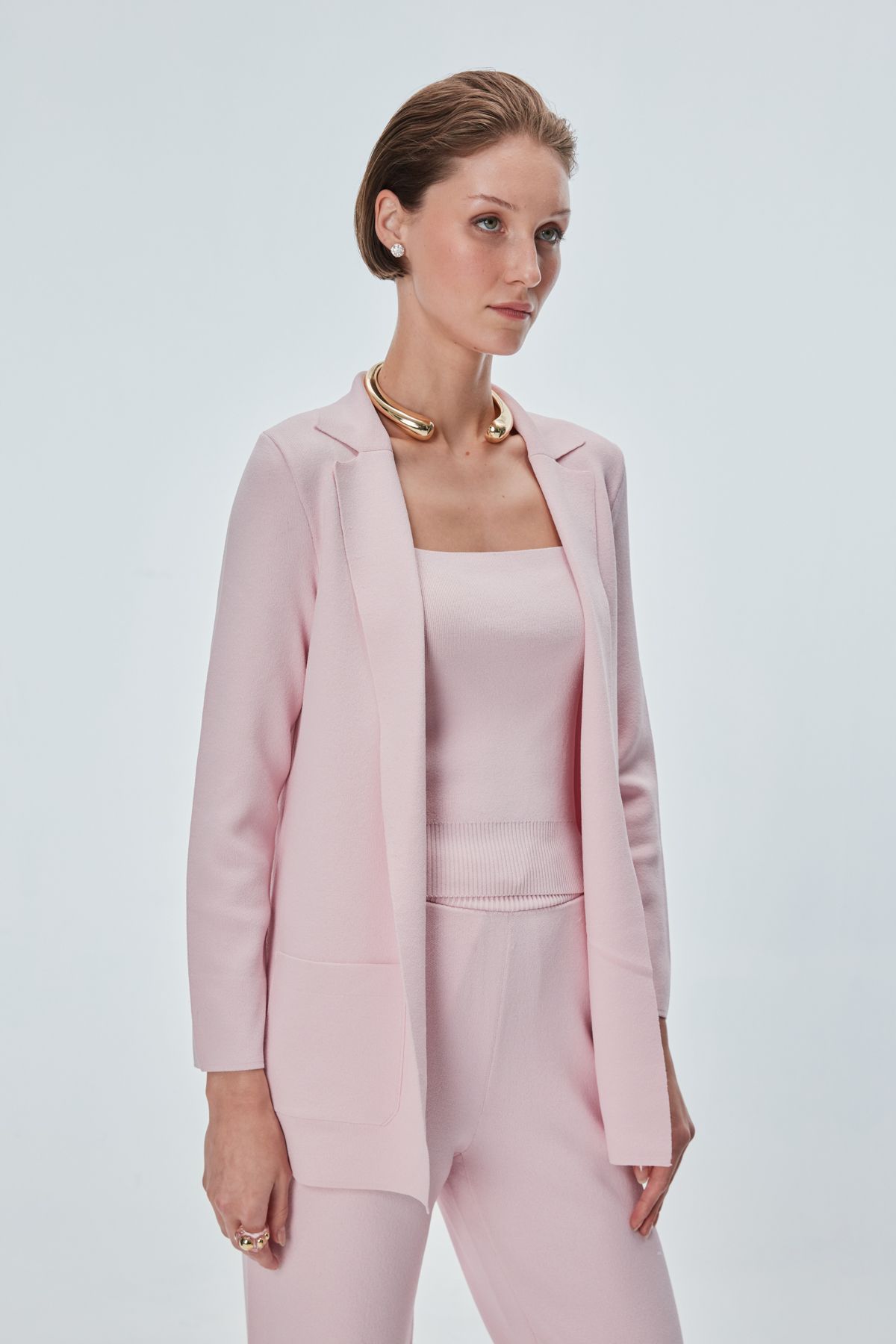 JOIN US-Loose Cut Pocket Blazer Jacket 1