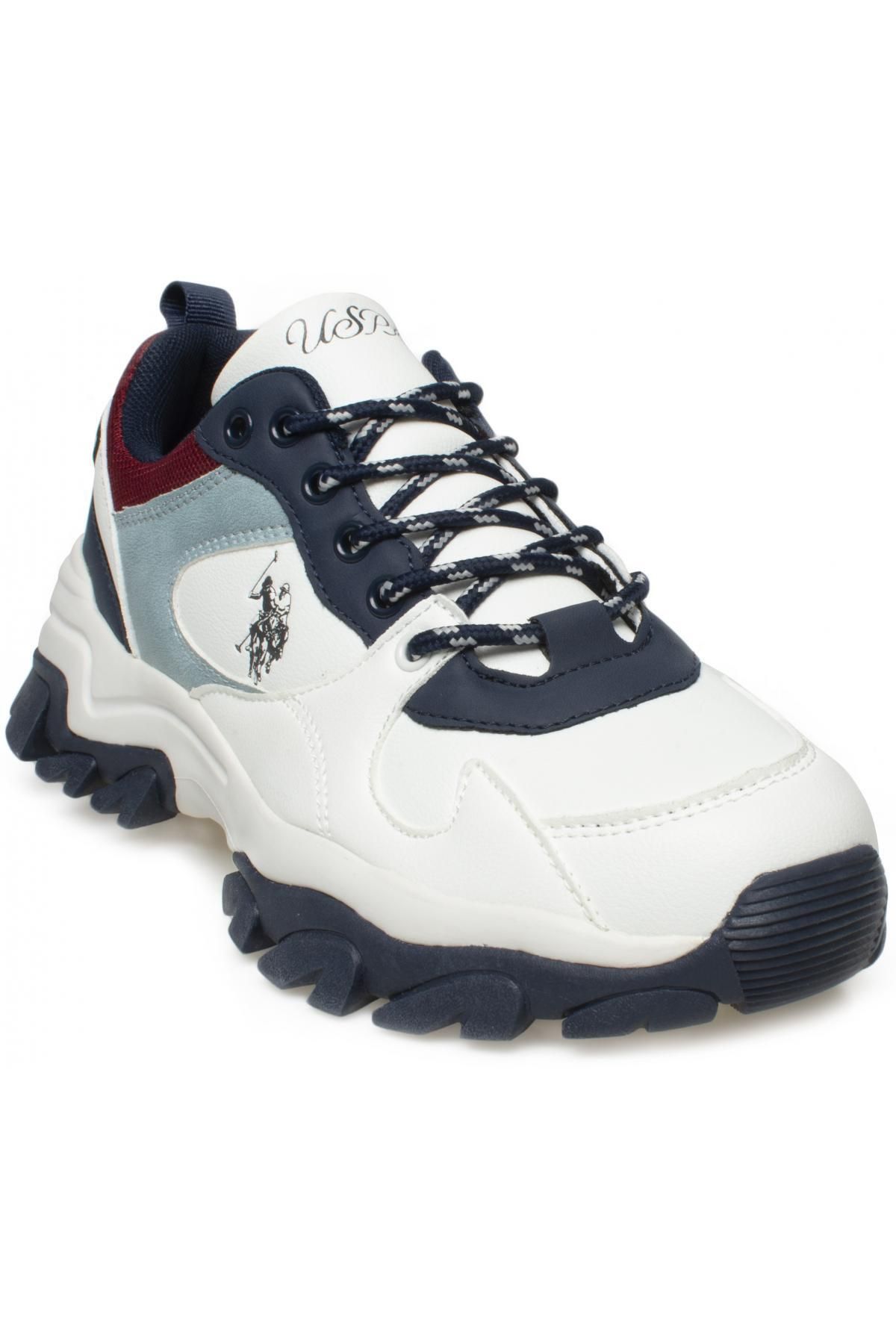 پایه. پولو اسن. .کفش اسپرت زنانه سفید Daily White Tracky-Z U.S. Polo Assn.
