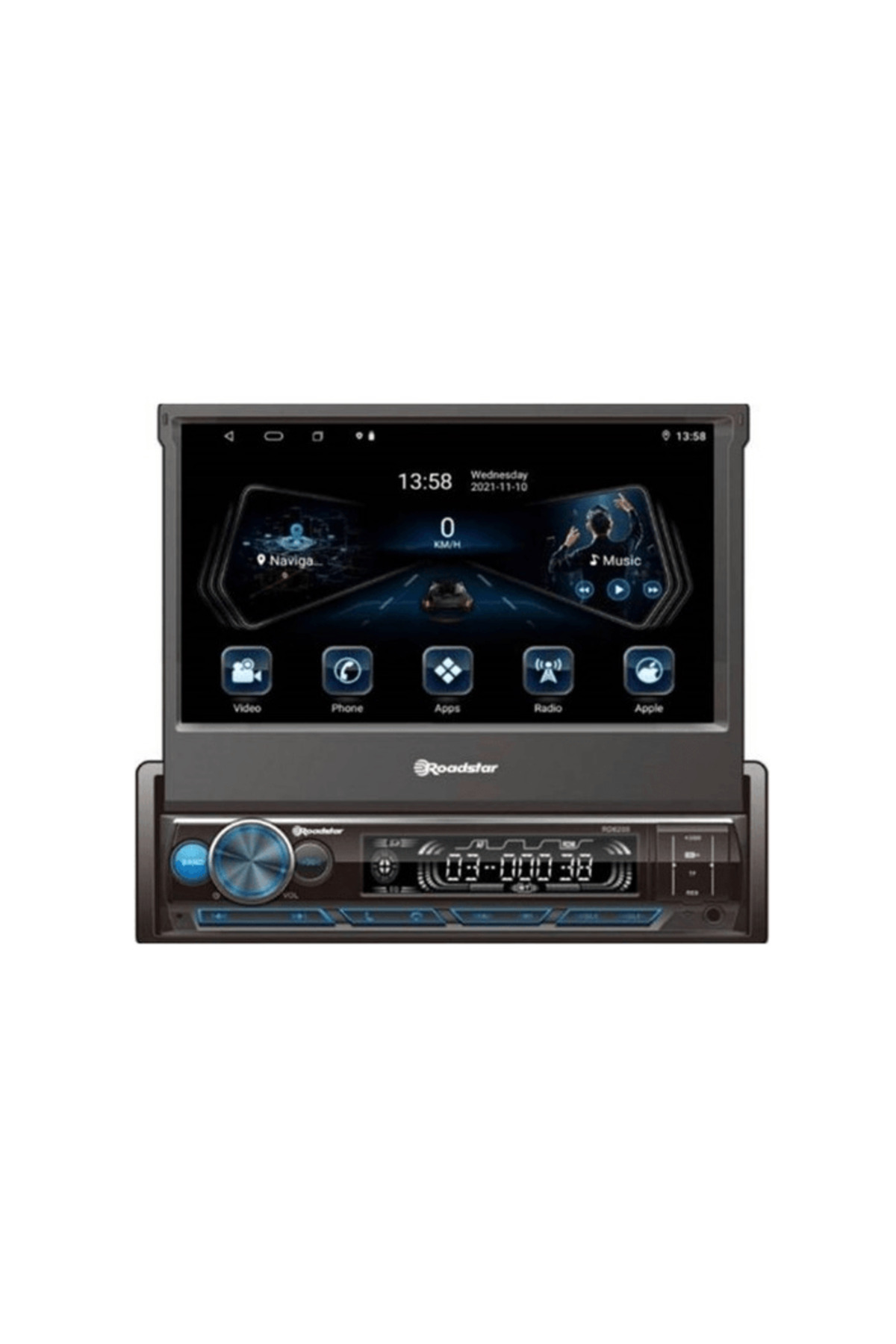 Roadstar RD6200 2RAM 16GB ANDROİD İNDASH TEYP