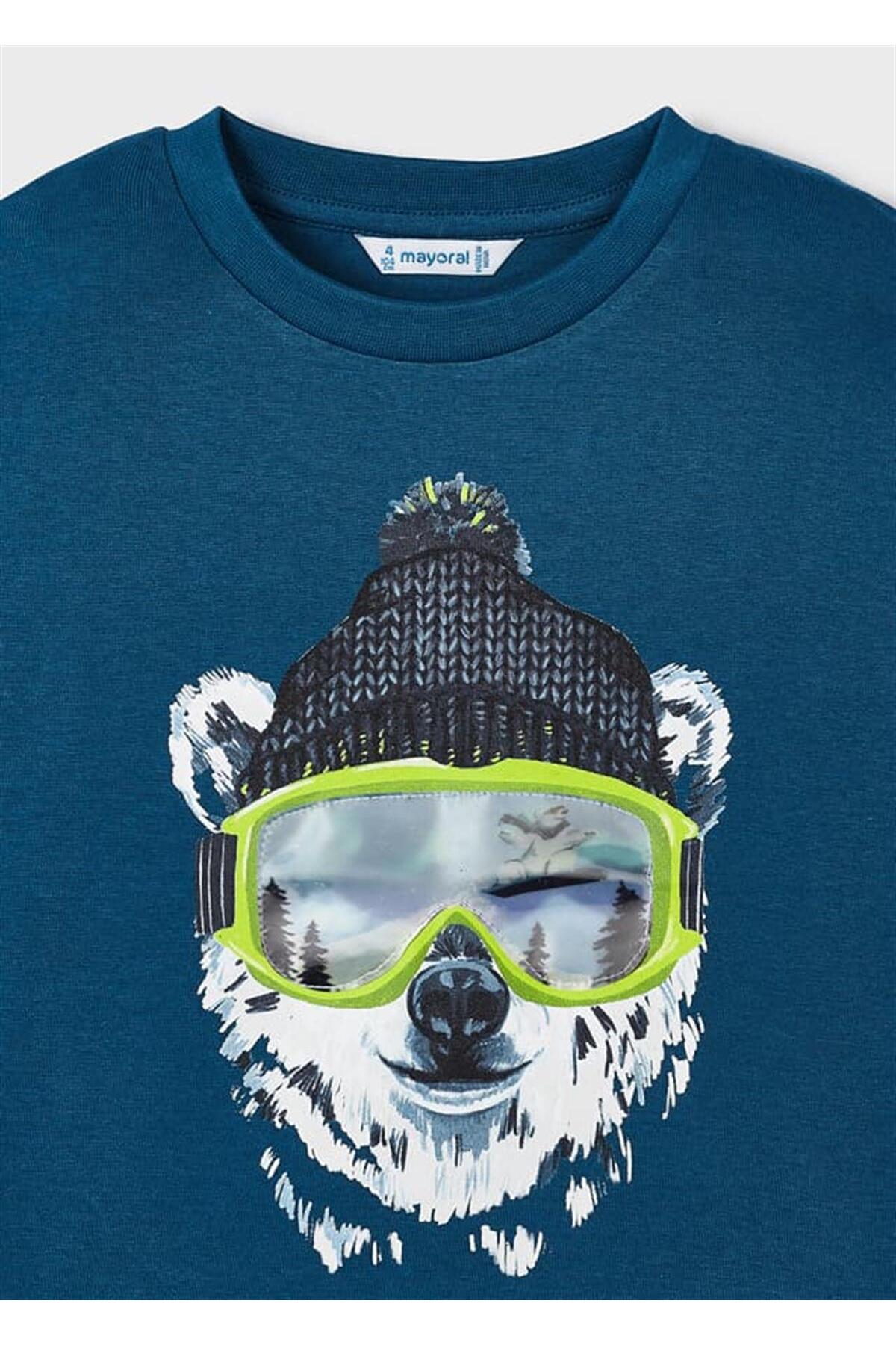 Mayoral Erkek Çocuk Üç Boyut Baskılı Sweatshirt fotoğrafı 4 (önizleme)