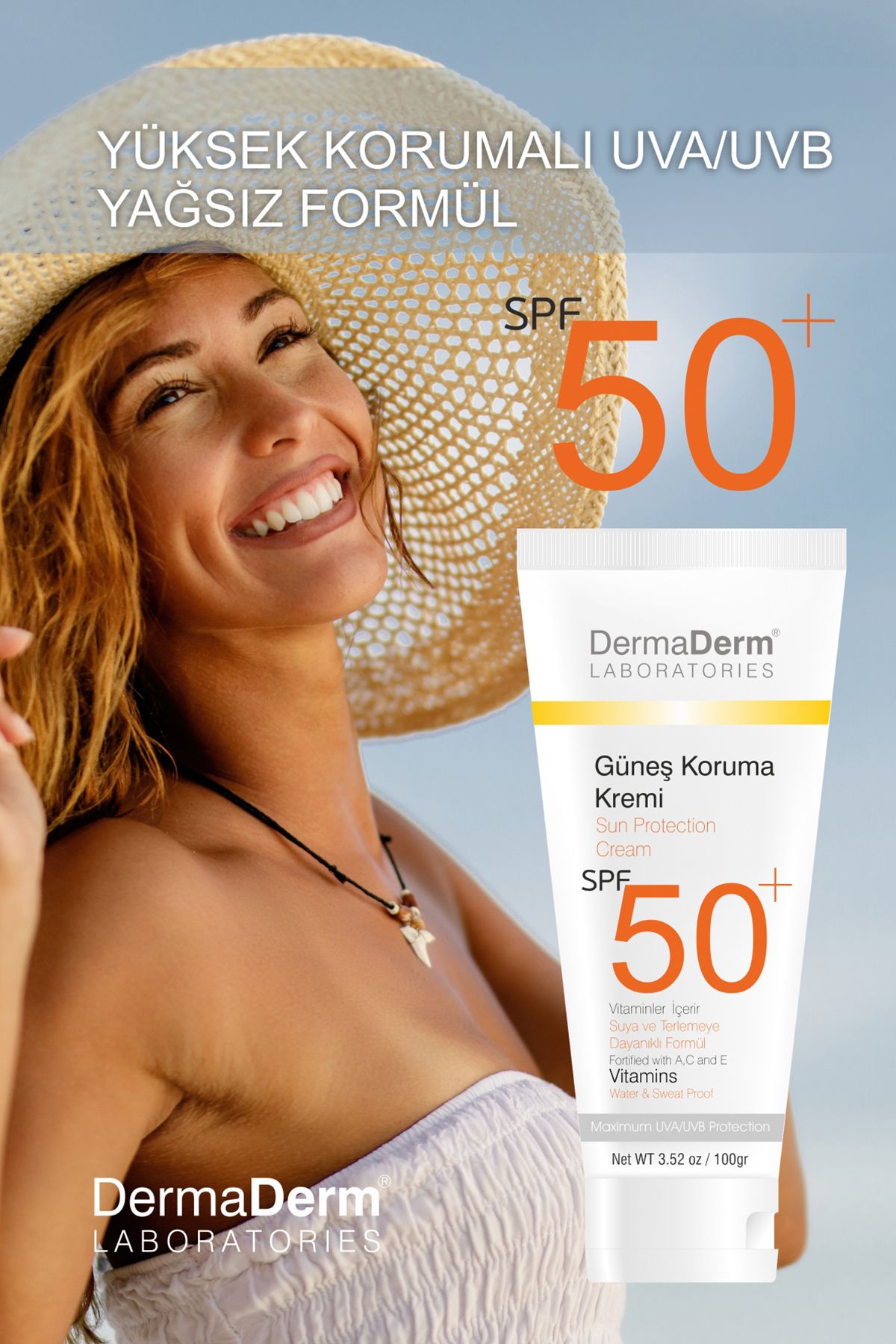 ضدآفتاب گیاهی 6 عدد Spf +50 100 گرم DermaDerm
