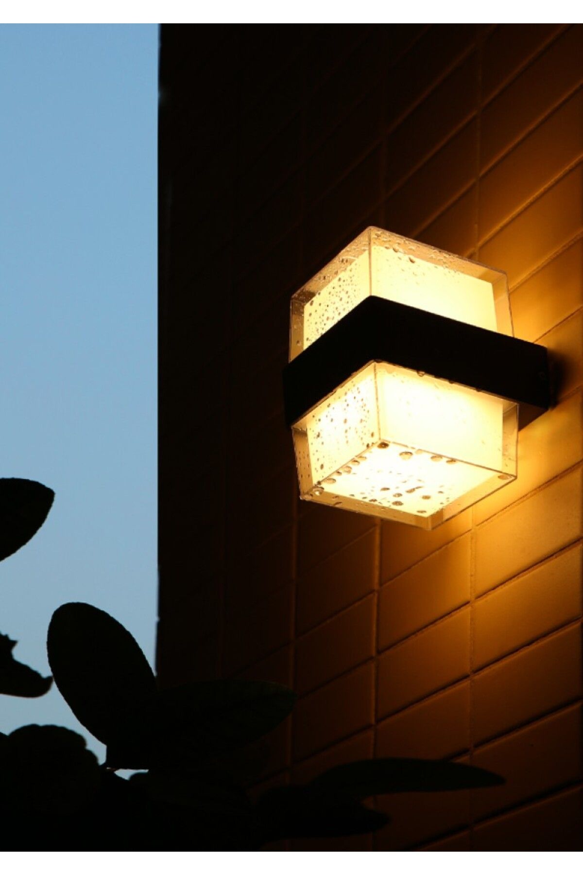 RRULTECH Duvar Lambası Led Işık 12w 3200k Gün Işığı Su Geçirmez Duvar Aplik Iç&dış Mekan Aydınlatma