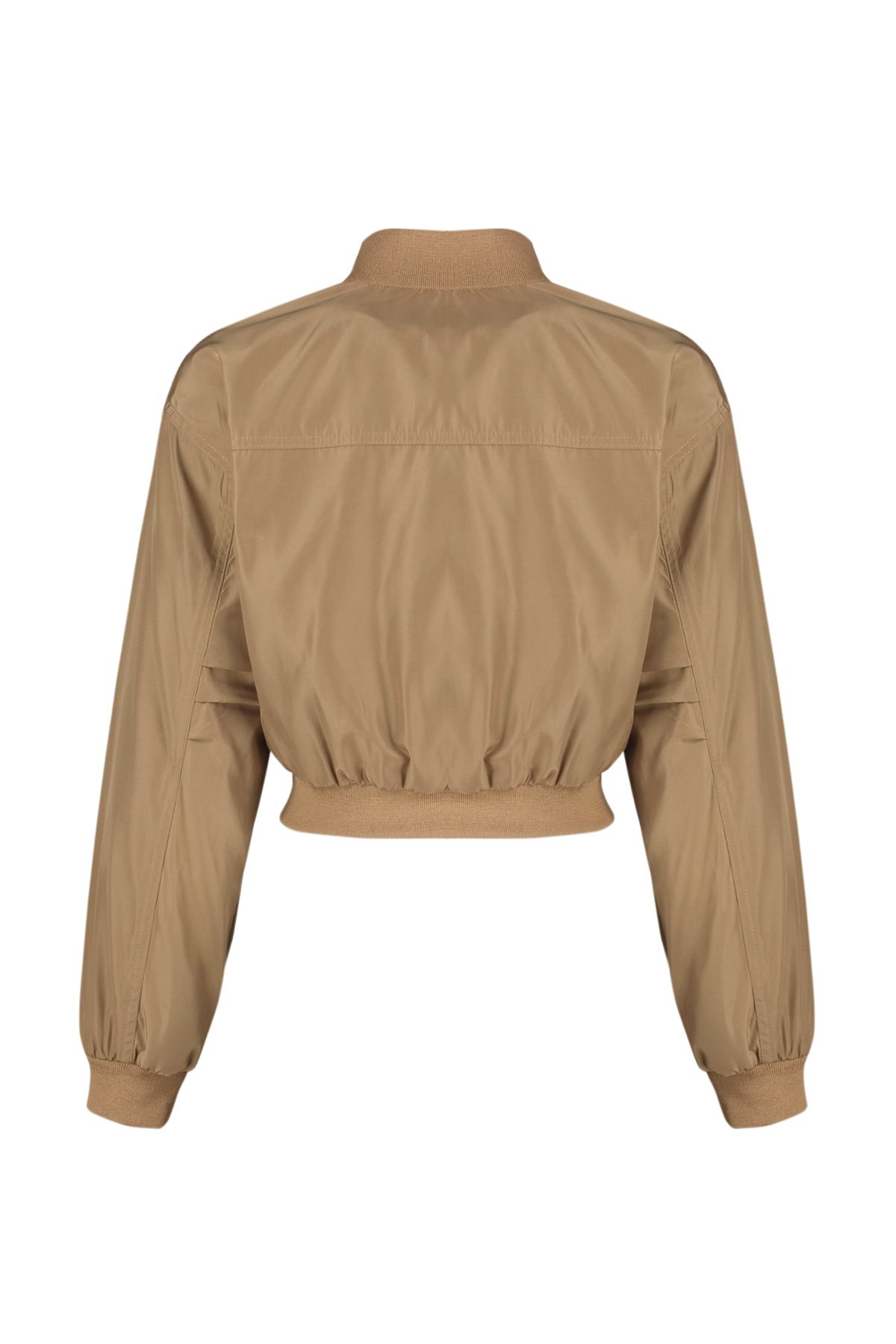 Trendyol Collection-Palton Bomber subțire Mink Crop - Regular Fit TWOSS24MO00038 7