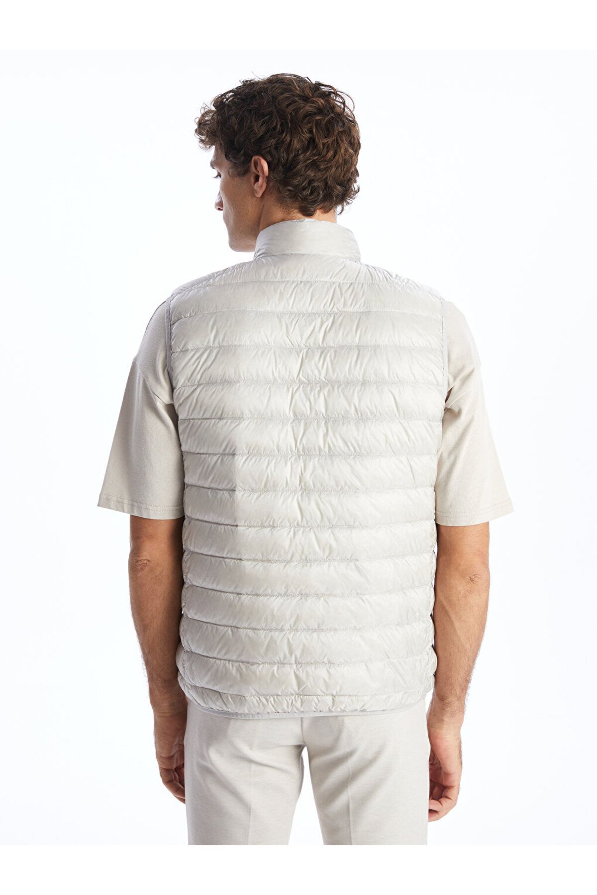 LC Waikiki-Men's Puffer Vest - Standard Fit, Stand Collar 6