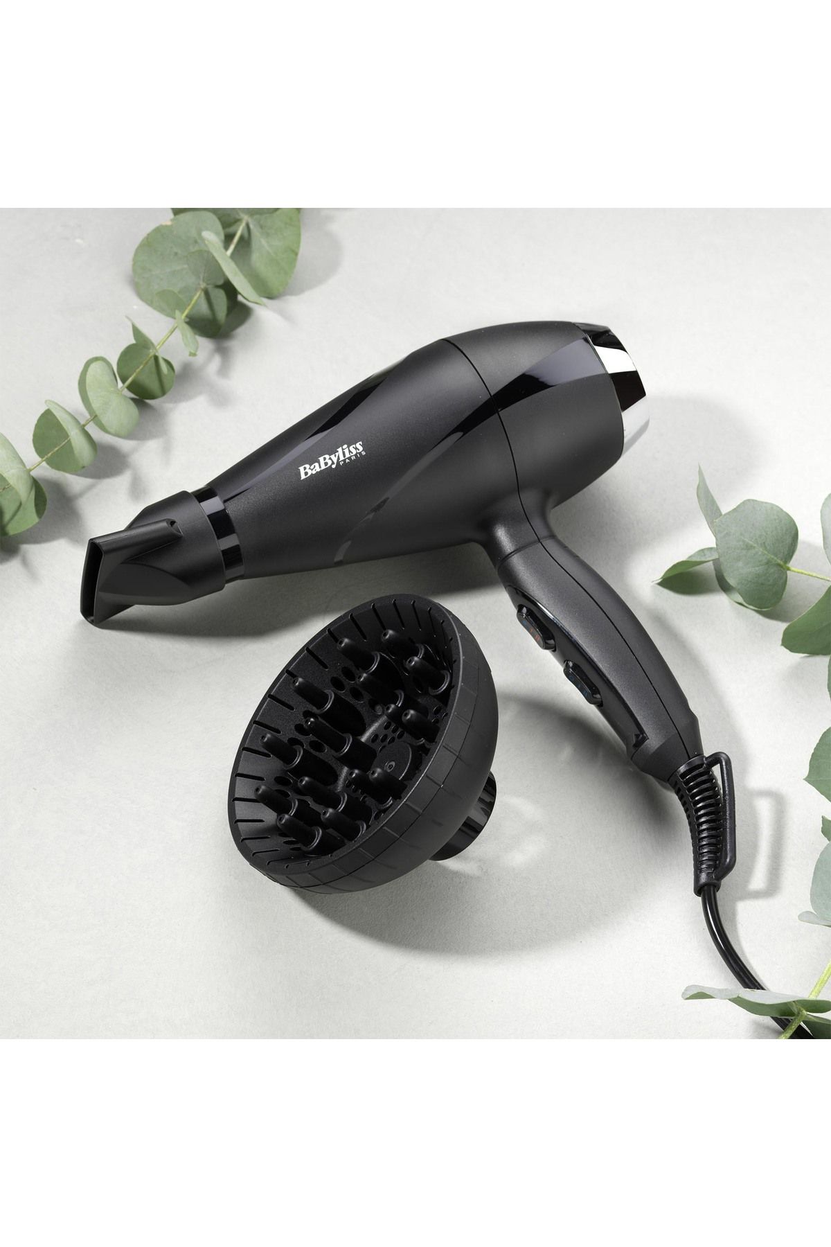 BABYLİSS-مجموعة مجفف الشعر Babyliss Shine Pro 2200w ومكواة فرد الشعر بالبخار 5