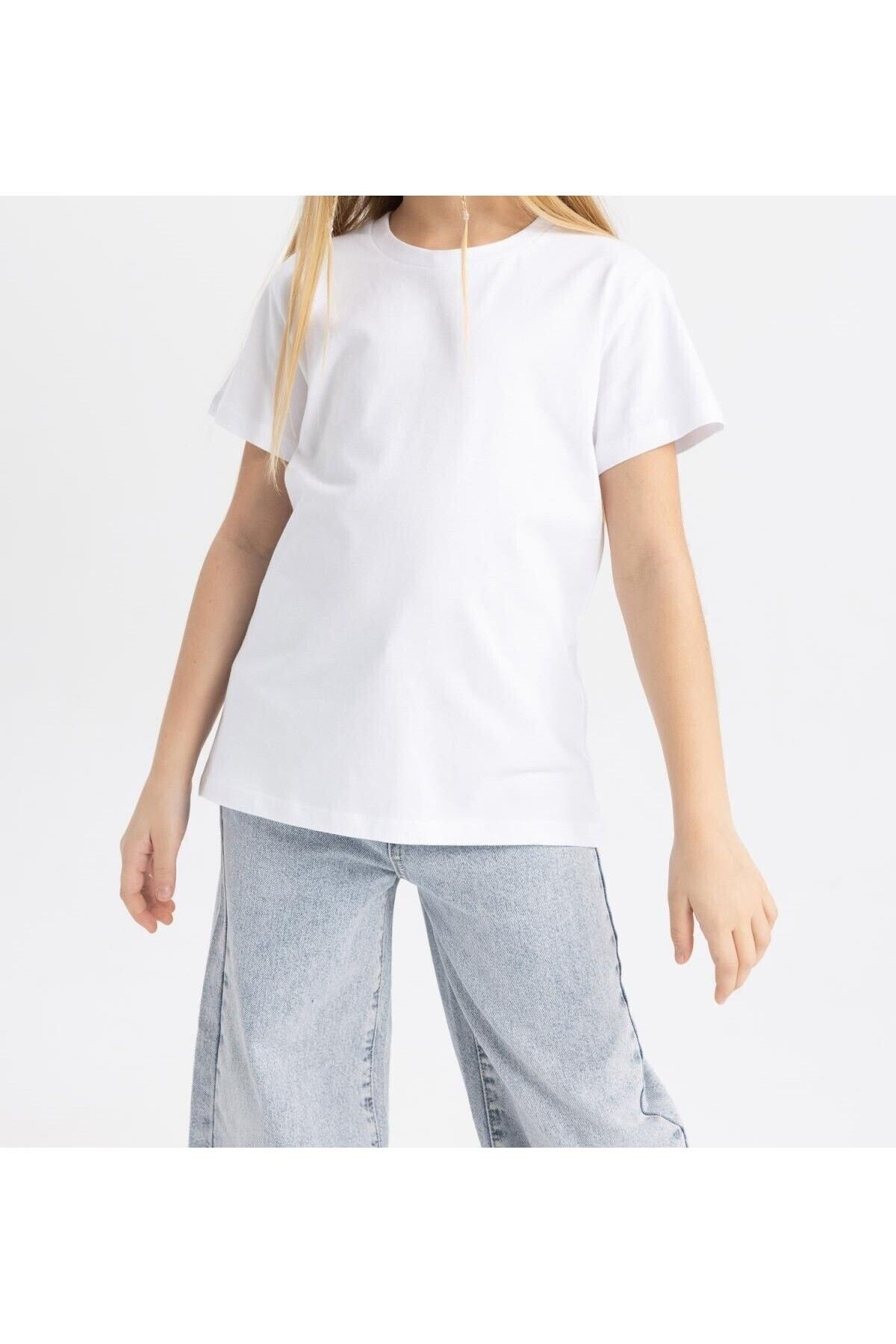 Kız Çocuk Regular Fit Kısa Kollu Tişört