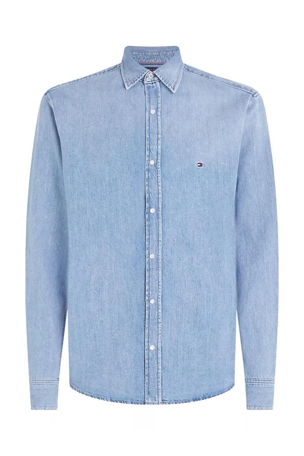 Tommy denim shirt top