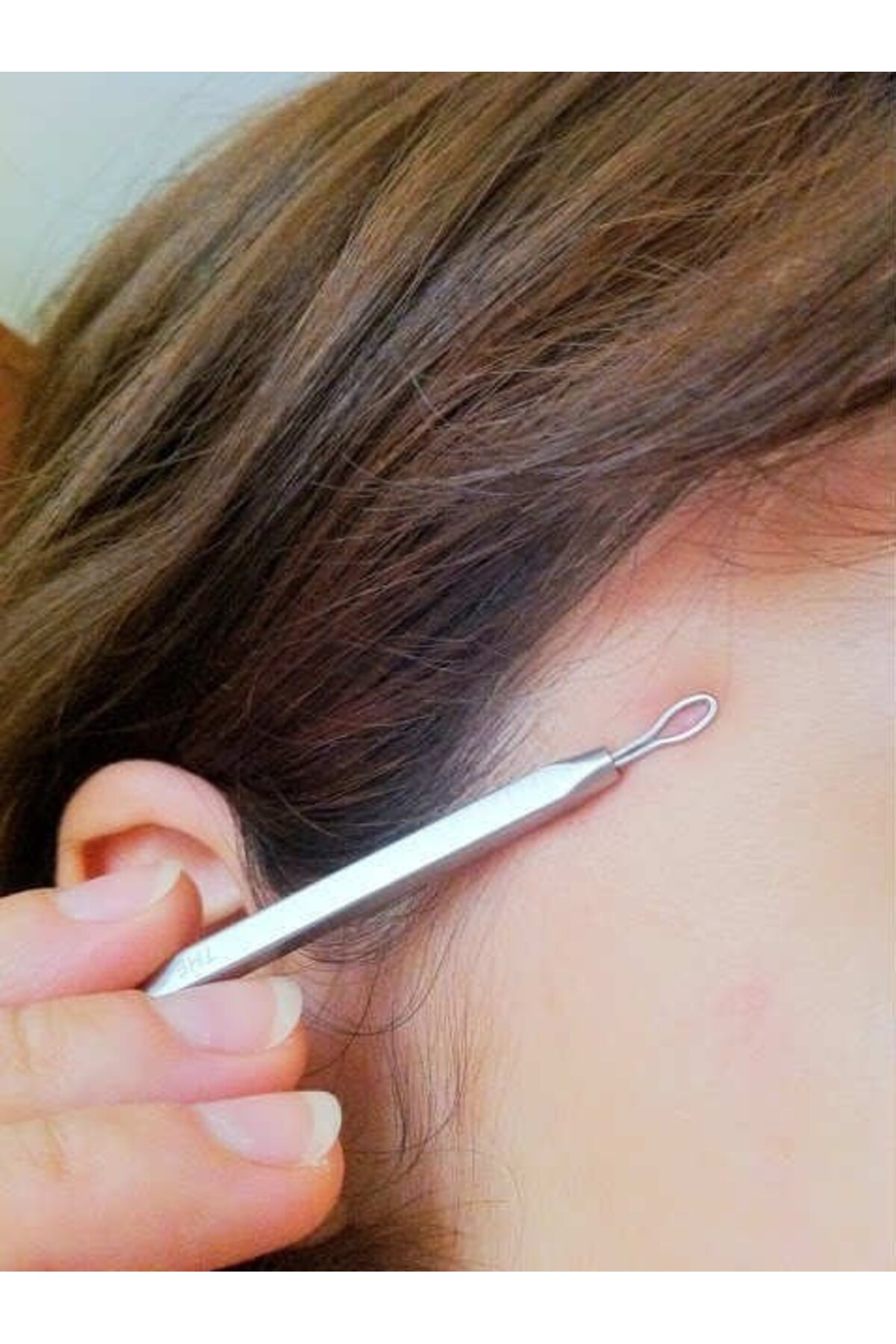 ابزار پاکسازی صورت جوش‌های سرسیاه، ست کومدون، ابزار دو تکه استیل ضد زنگ مخصوص آکنه، پاک کننده آکنه — PRA-9931100-2231 — تصویر 3 از 5