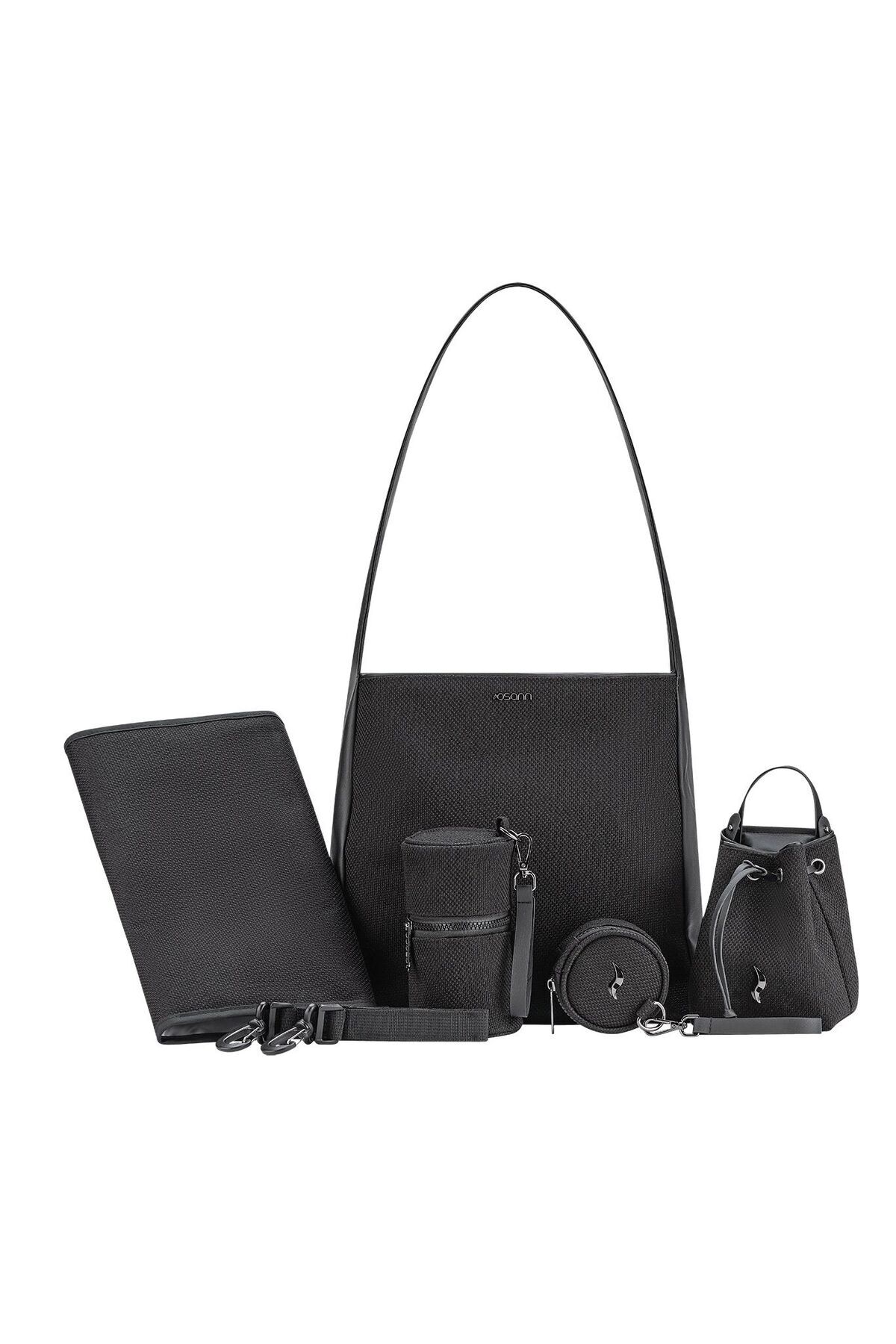 QUEEN AKSESUAR İngiltere’den ithal ultra lüks anne bebek eşya taşıma bakım çantası seti biberon emzik alt açma fotoğrafı 2 (önizleme)