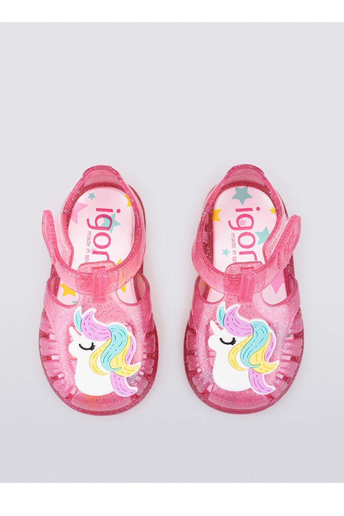 صندل صورتی زنانه های S10309 Tobby براق unicornio IGOR