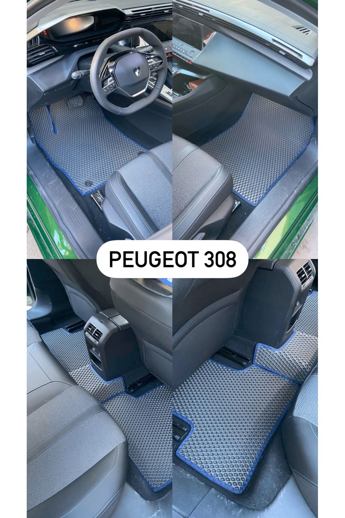 КОВРИКИ ДЛЯ АВТОМОБИЛЕЙ maxcar PEUGEOT 308 EVA SMART 473722