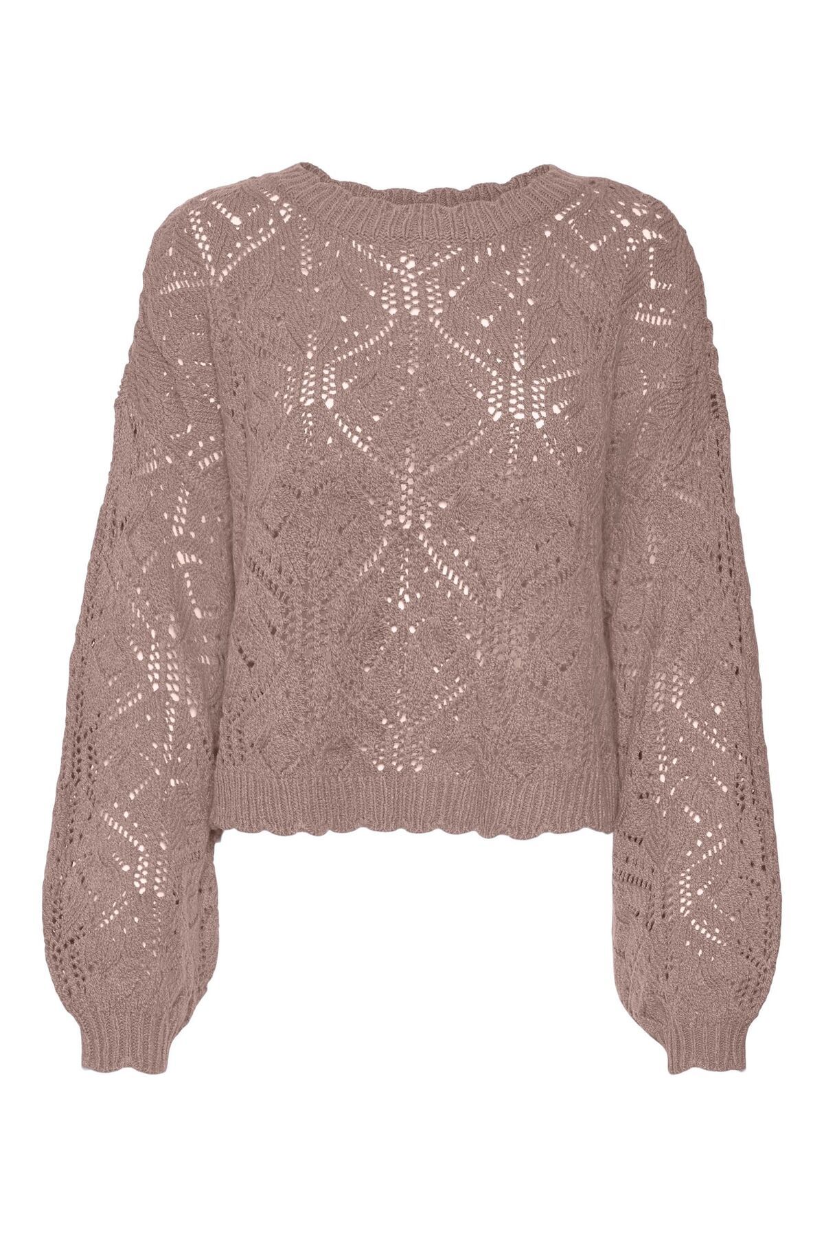Vero Moda-Strickpullover VMFIOLA LS O-NECK PULLOVER OWN 2