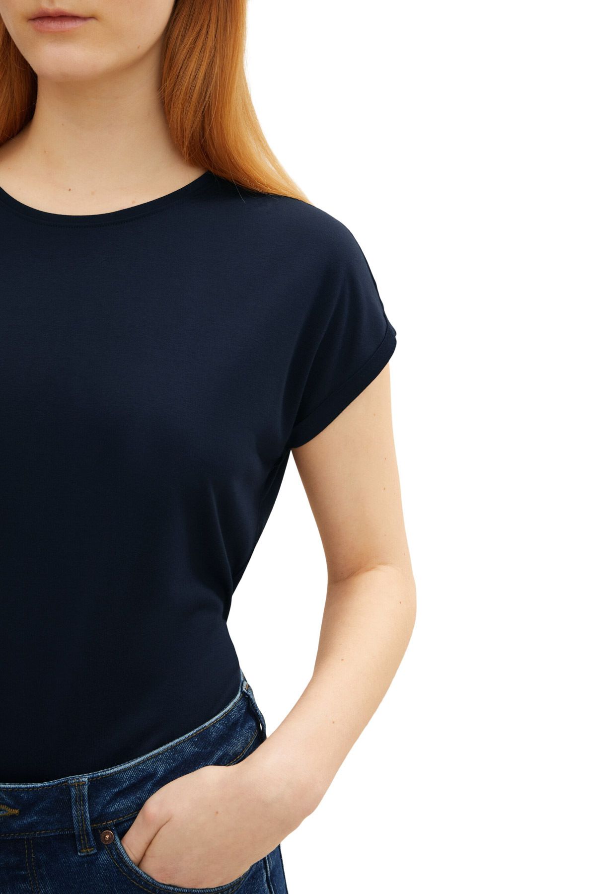 Tom Tailor-fluent basic tee 5