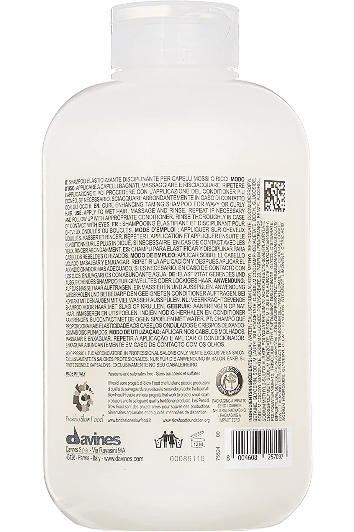 شامپو زنانه شامپوی مرطوب کننده BUKLE LOVE KRASOTA 250ML 75524 52KRS: 453669 Davines