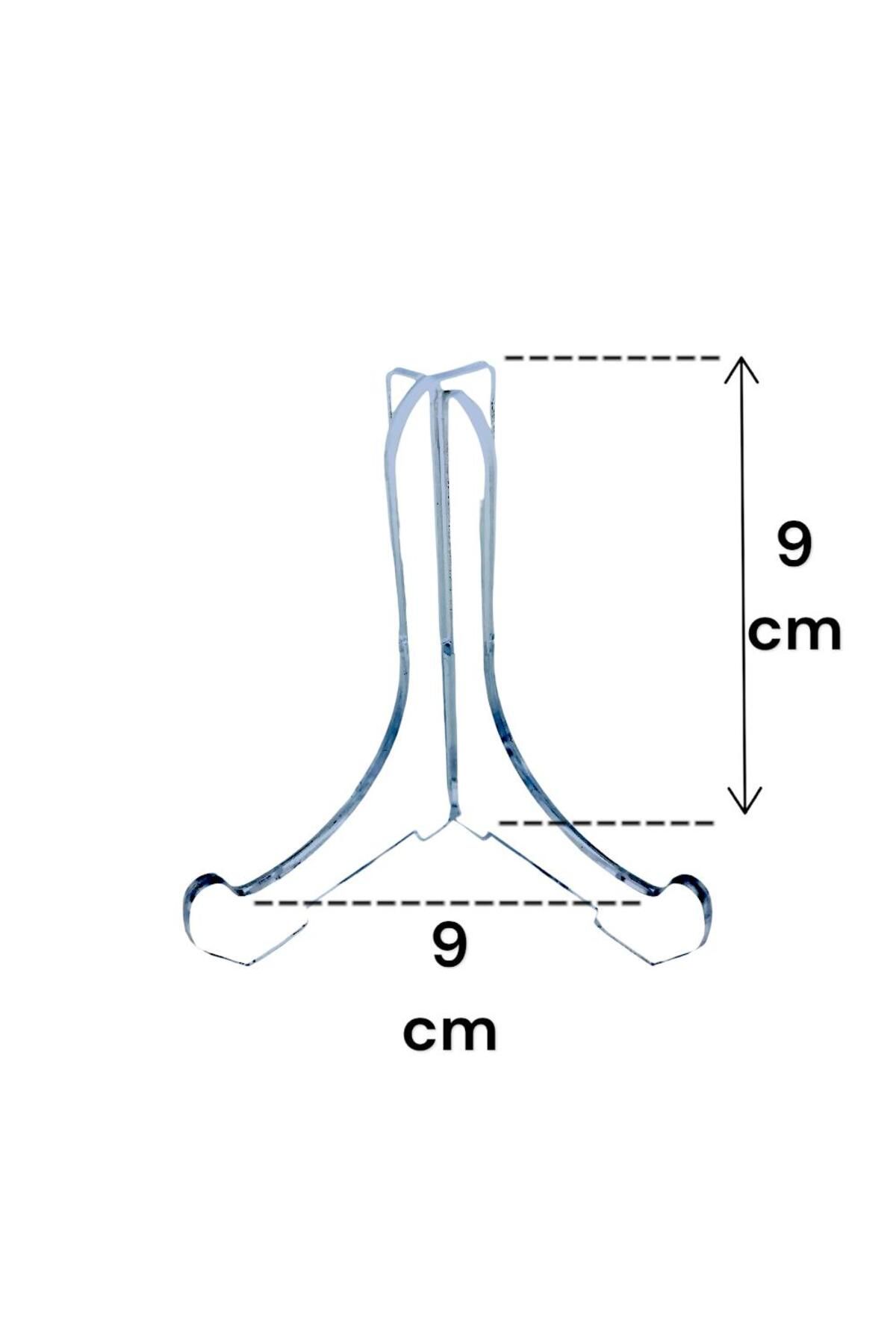 Tek-İş-9 X 9 cm Interlocking Display Legs - Stand Plexiglass Knight with Frame Plates 2