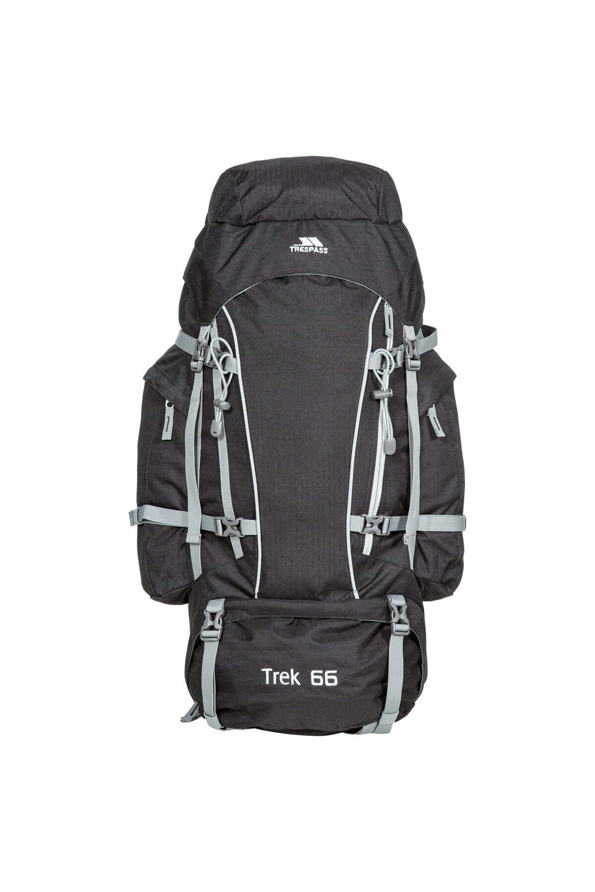 Unisex Trek 66 - کوله پشتی خاکستر 66 لیتری Uaacbaf20001-29932 Trespass