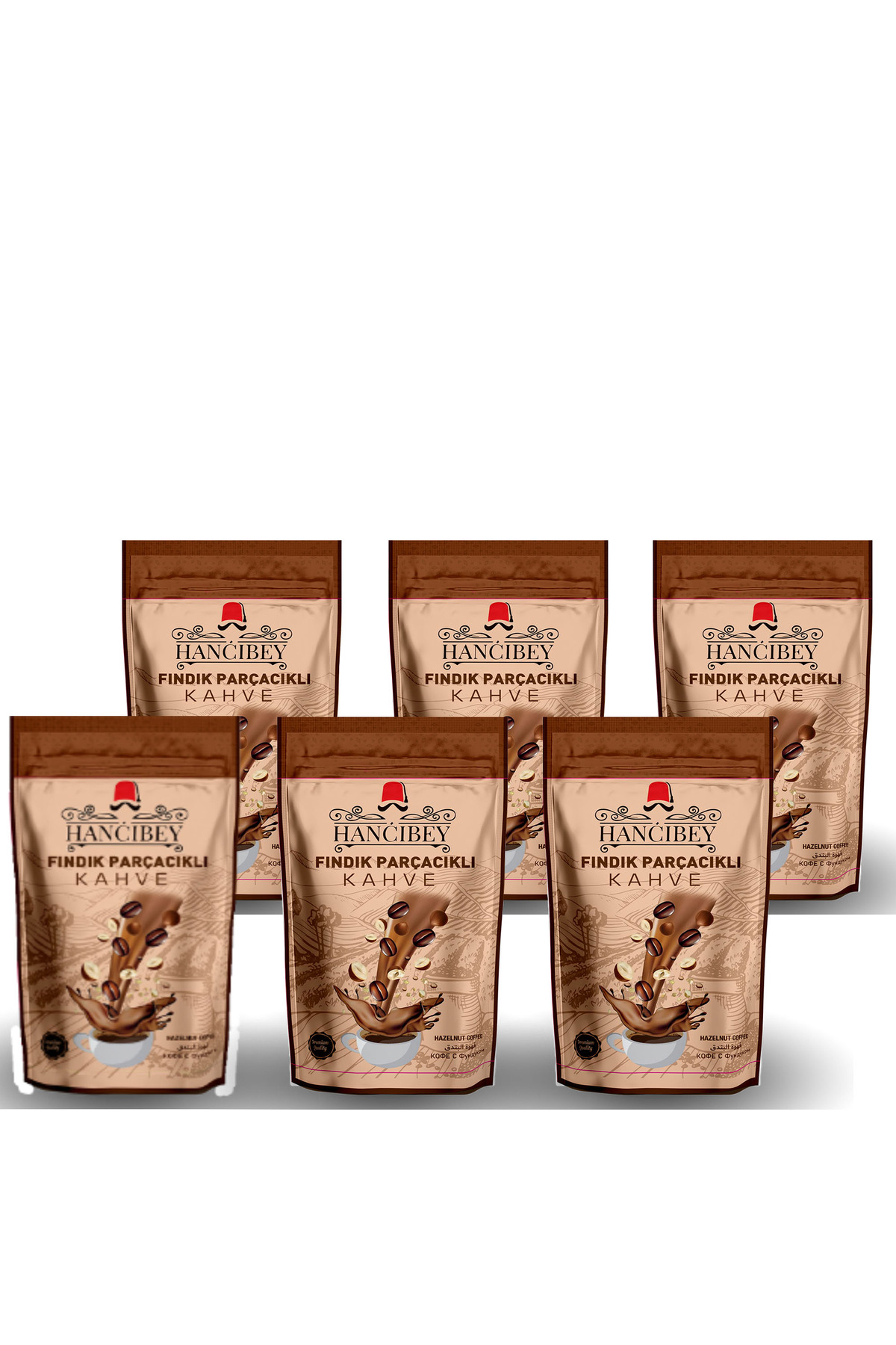 hancıbey 6' lı Fındık Parçacıklı Kahve 150g