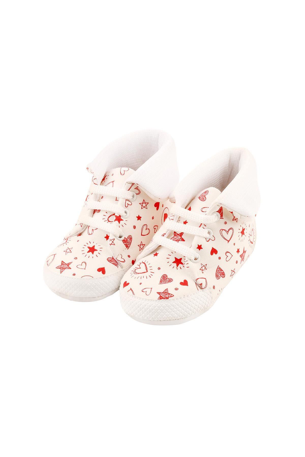 chaussures ilkadim avec collier en forme de cœur rouge