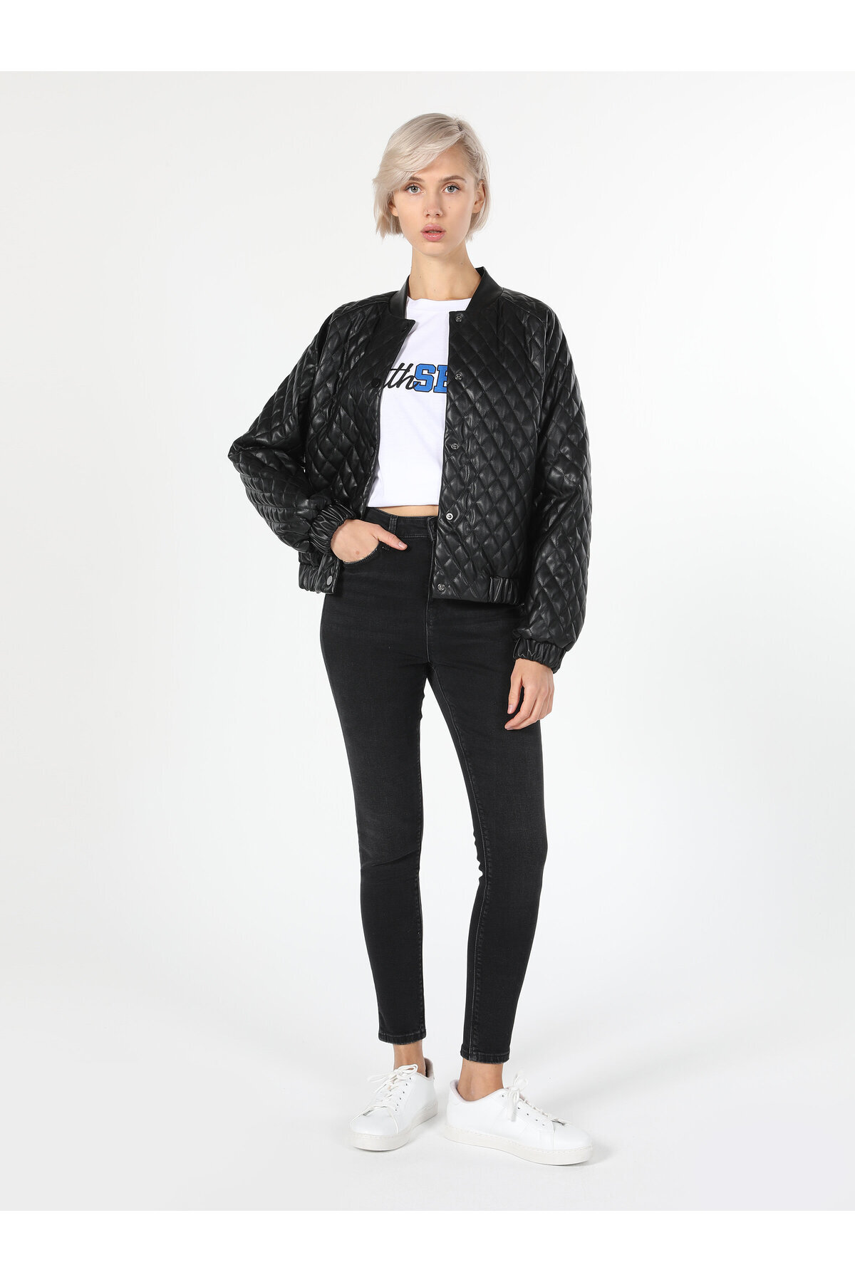 کاپشن زنانه  | .CL1060235_Q1.V1_BLK Colin’s - Image 6