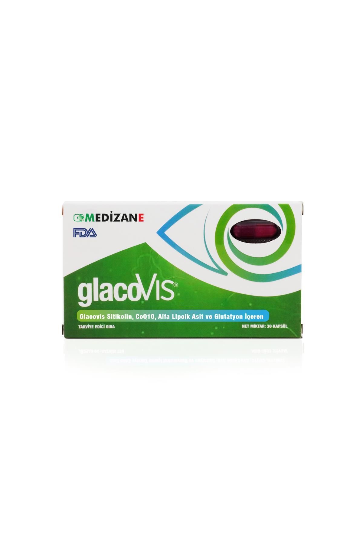 Healthy Eye Medizane Glacovis Пищевая добавка - 30 капсул 8587240010300