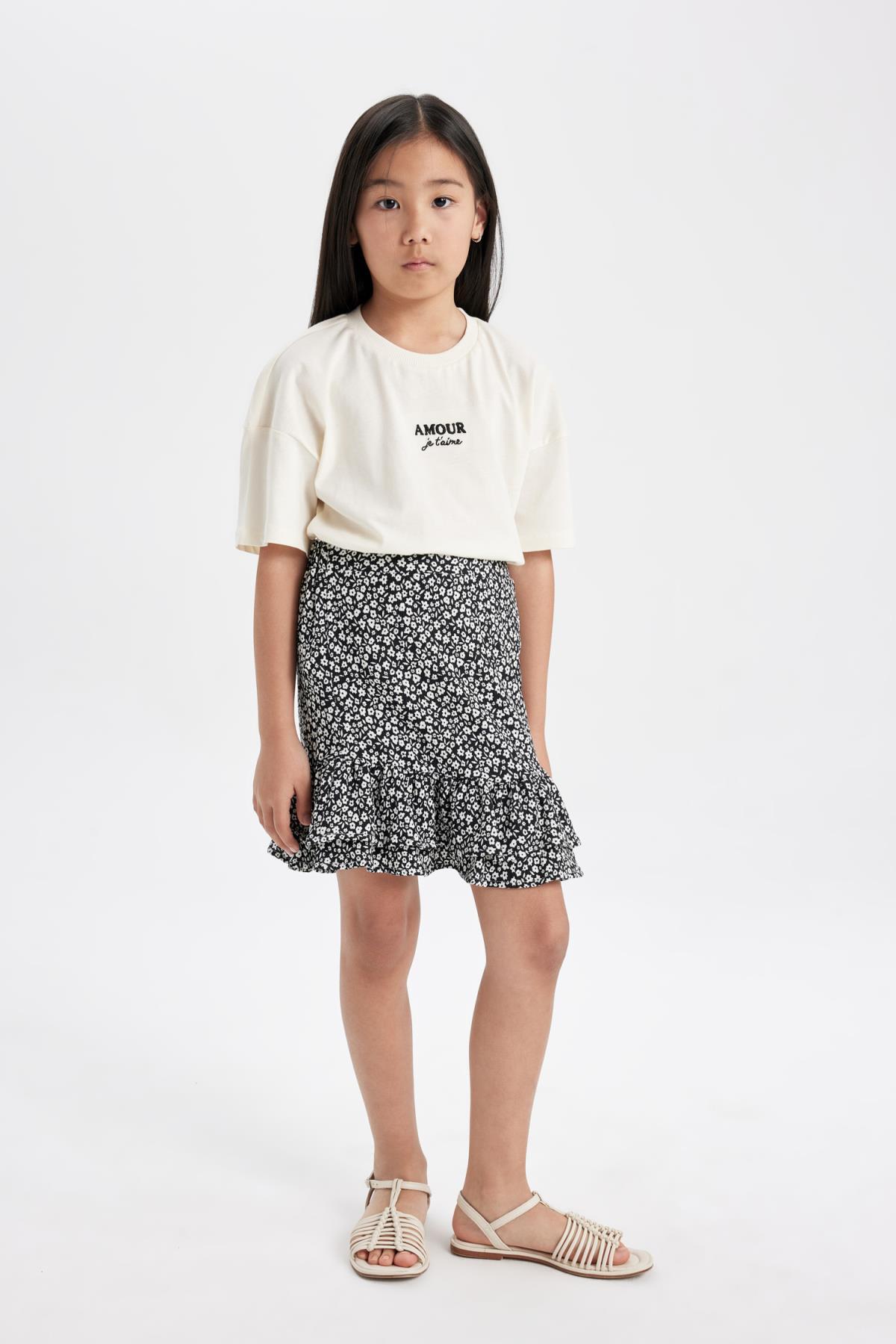 ست دخترانه دفاکتو | C5354A824HS Defacto - Image 3