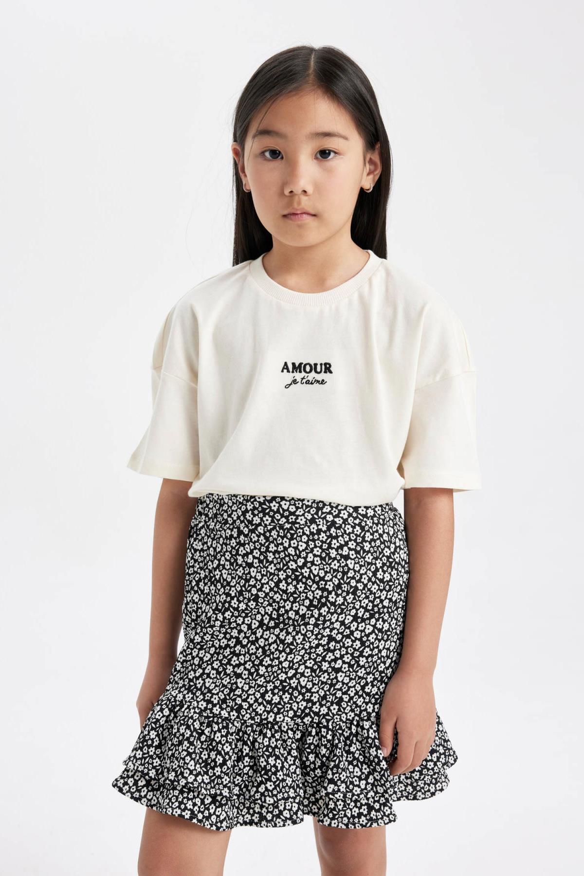 ست دخترانه دفاکتو | C5354A824HS Defacto - Image 4