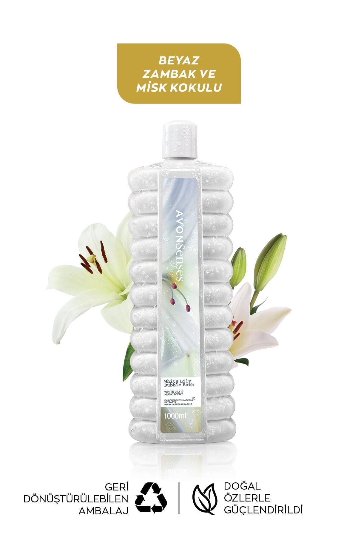 حباب حمام زنبق سفید Senses 1000ml. Avon
