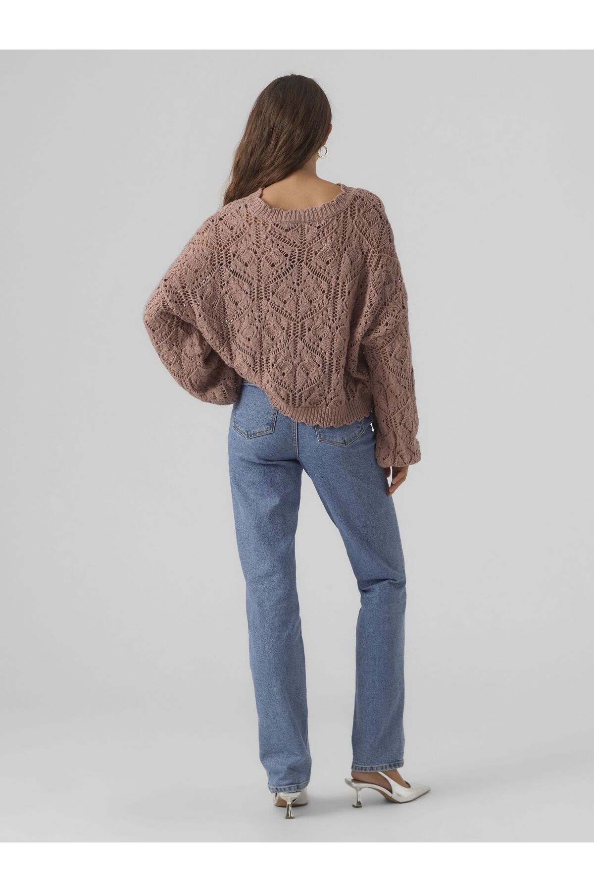 Vero Moda-Strickpullover VMFIOLA LS O-NECK PULLOVER OWN 3