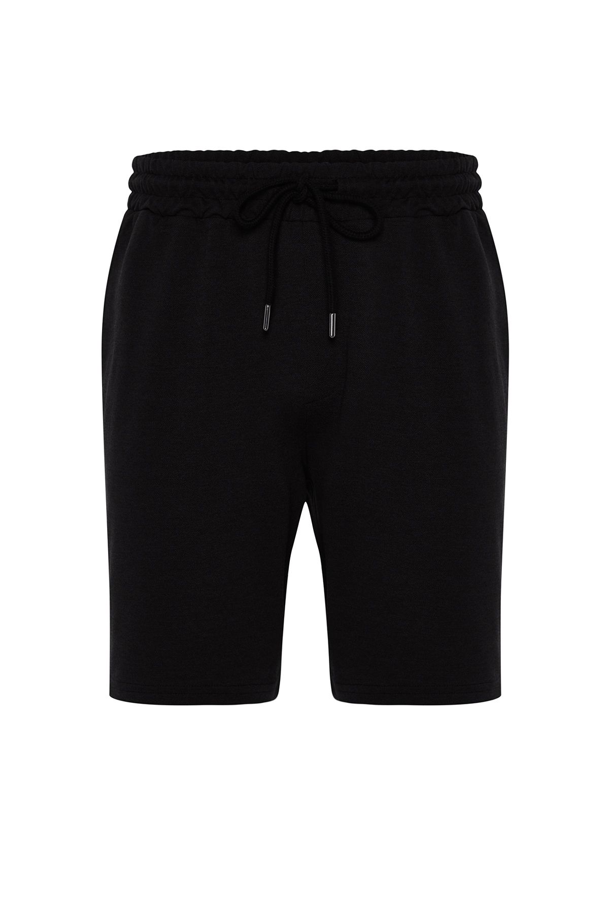 Trendyol Collection-Černé šortky Regular Fit/Regular Cut Basic Shorts & Bermudy TMNSS20SR0169 6