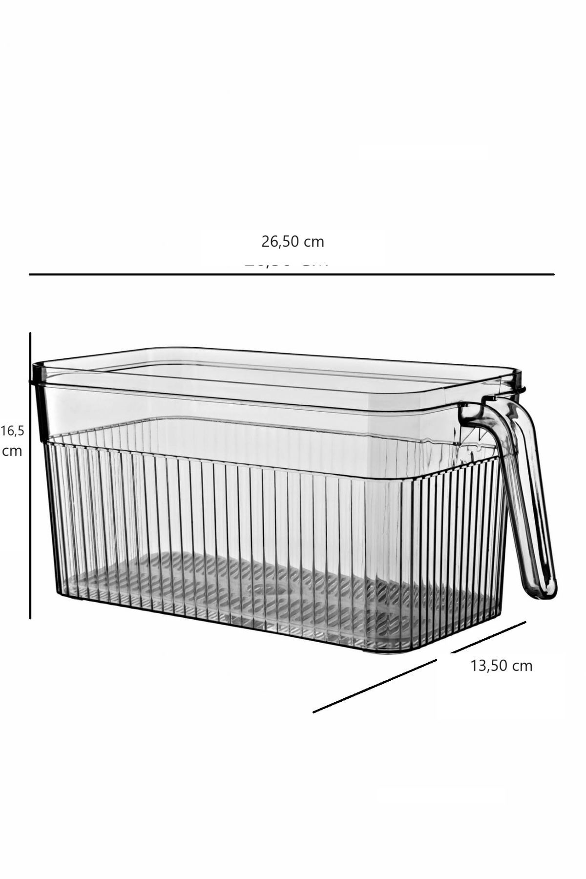 Open Home Concept-4-Piece Handle Closet Organizer - Organizer with Strainer 4