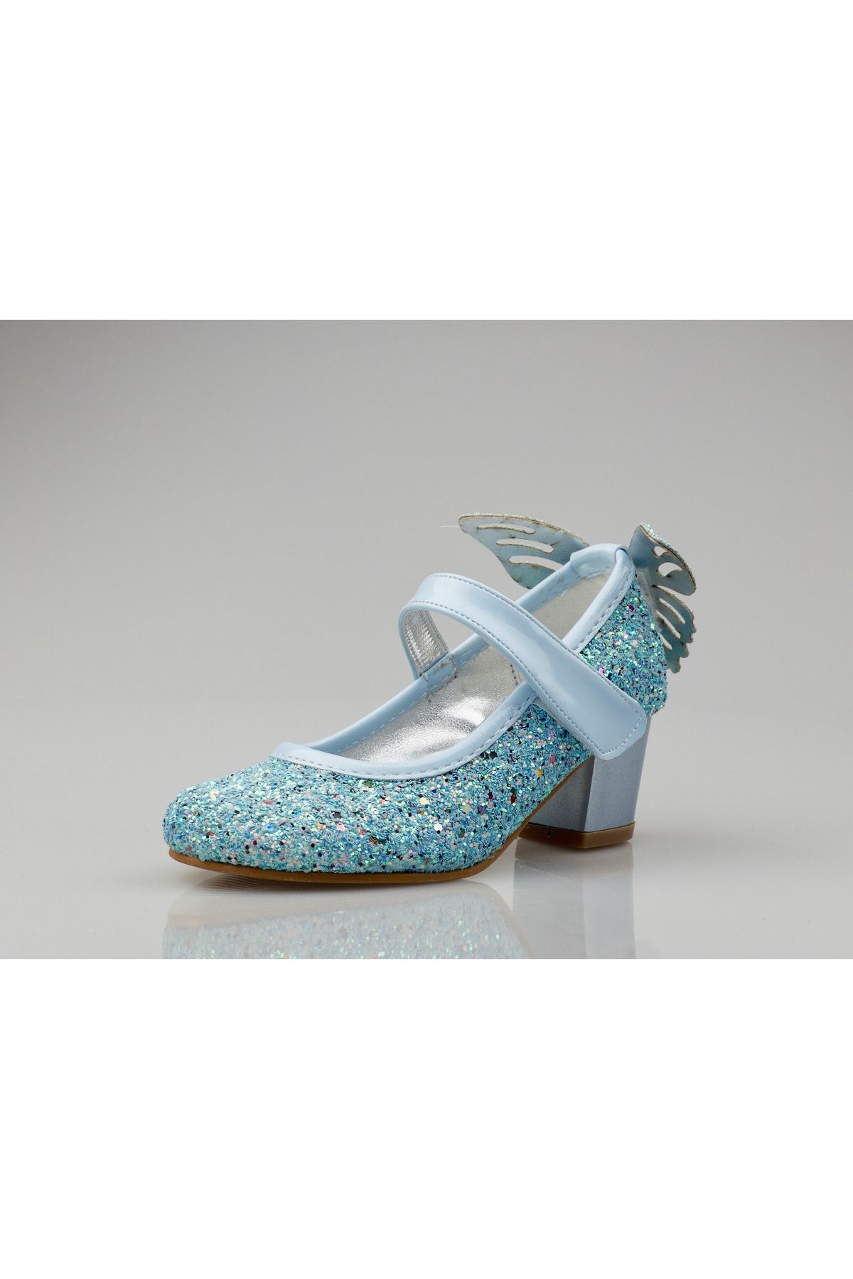 JOJO KIDS Girl s Heeled Evening Dress Shoes butterfly elsa Trendyol