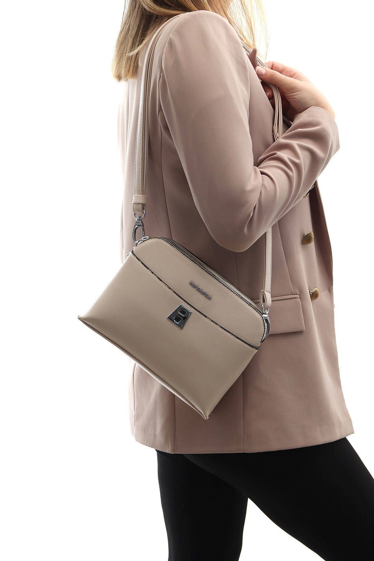 Silver Polo Silver & Polo Bej - Bej Sp623 Kadın Çapraz Çanta