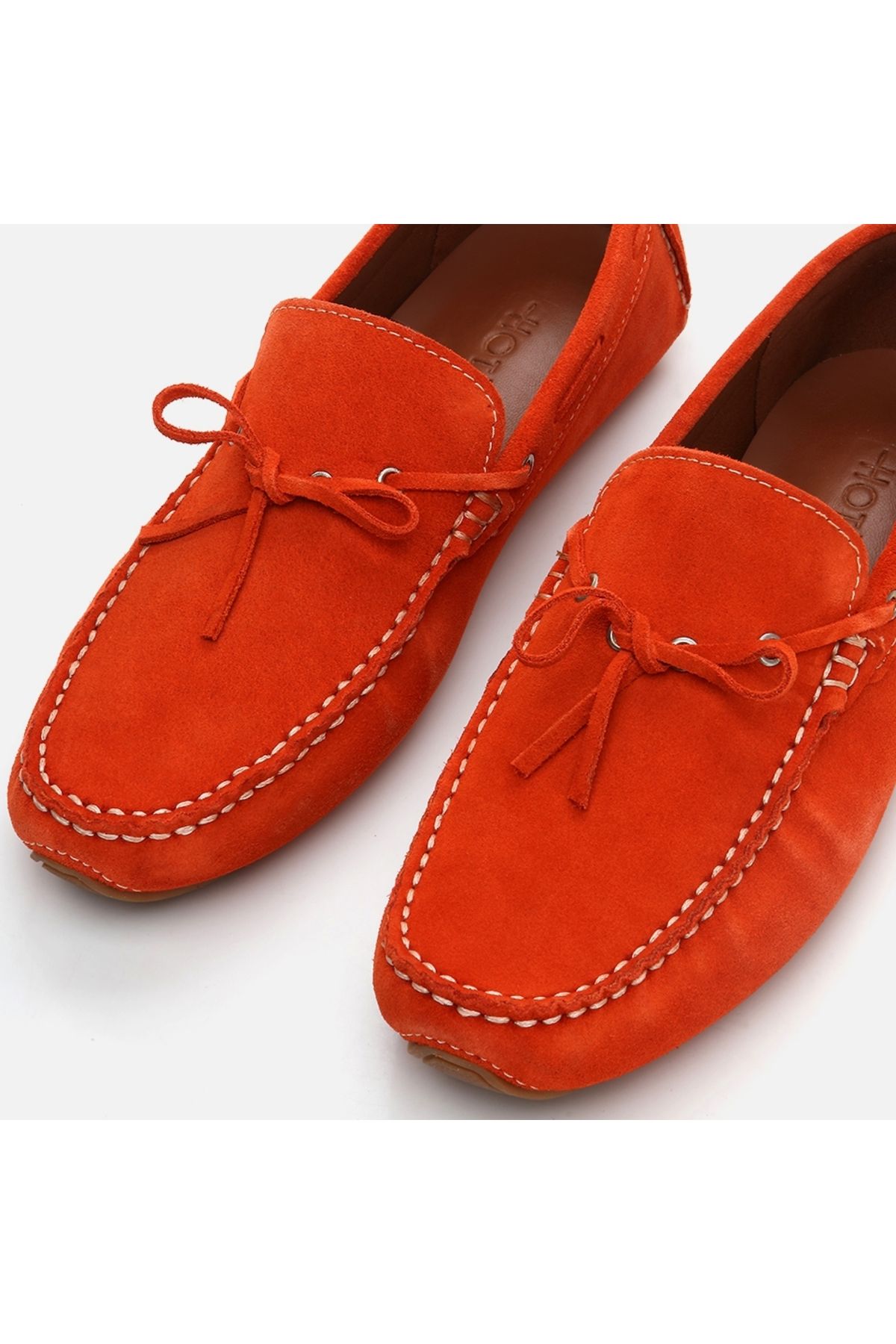 Burnt orange mens loafers sale
