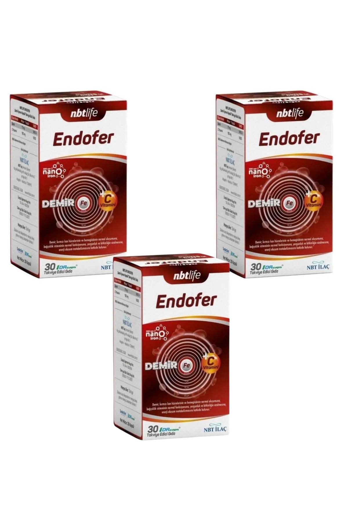 Nbt İlaç NBTLIFE ENDOFER 30 КАПСУЛ X3