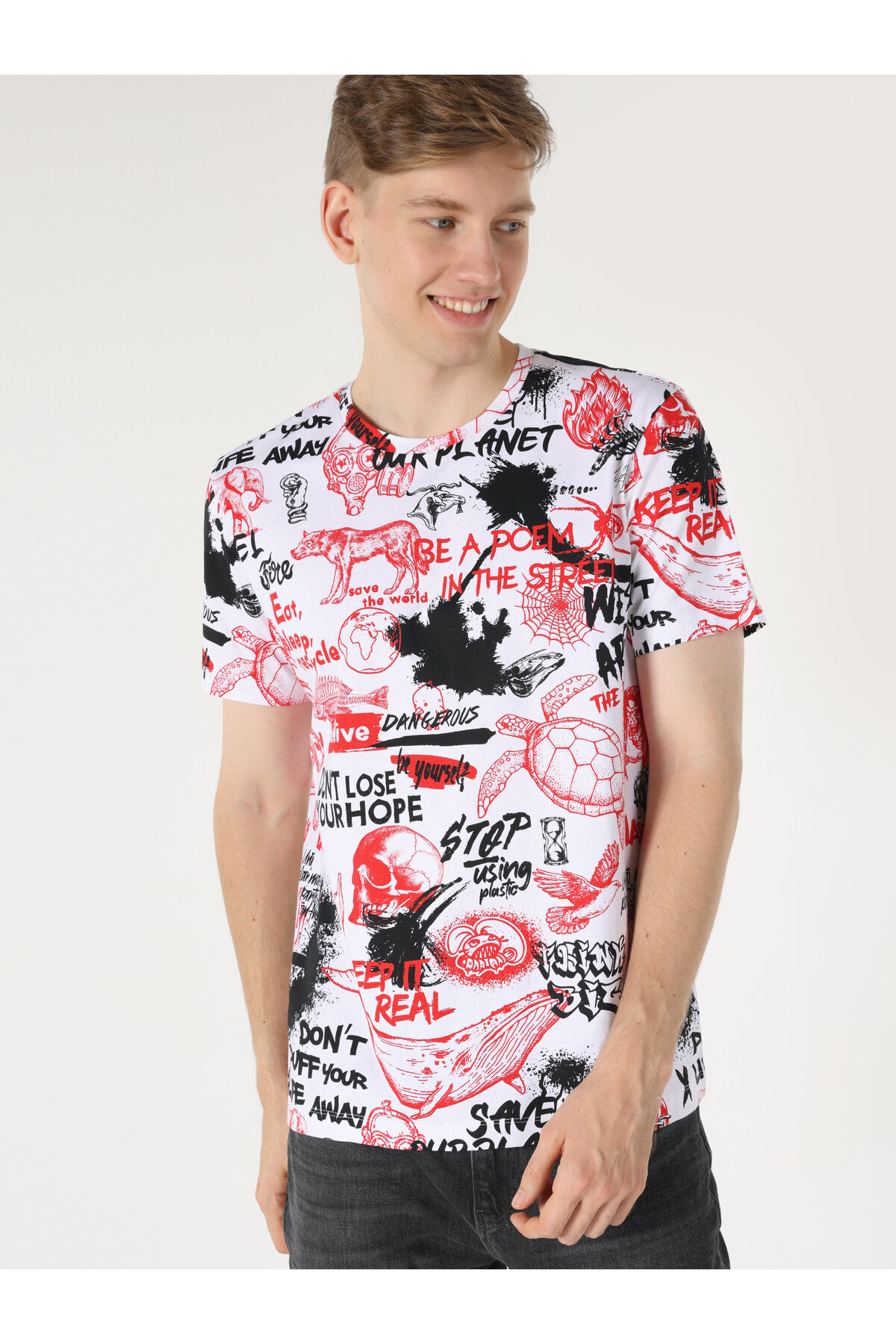 تی شرت مردانه کولینز | .CL1062670_Q1.V2_WHT Colin’s - Image 5