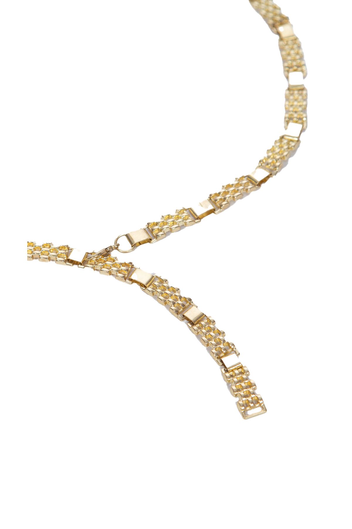 Sun Pieces-Gold Color Milli Chain Belt - Body Chain 3