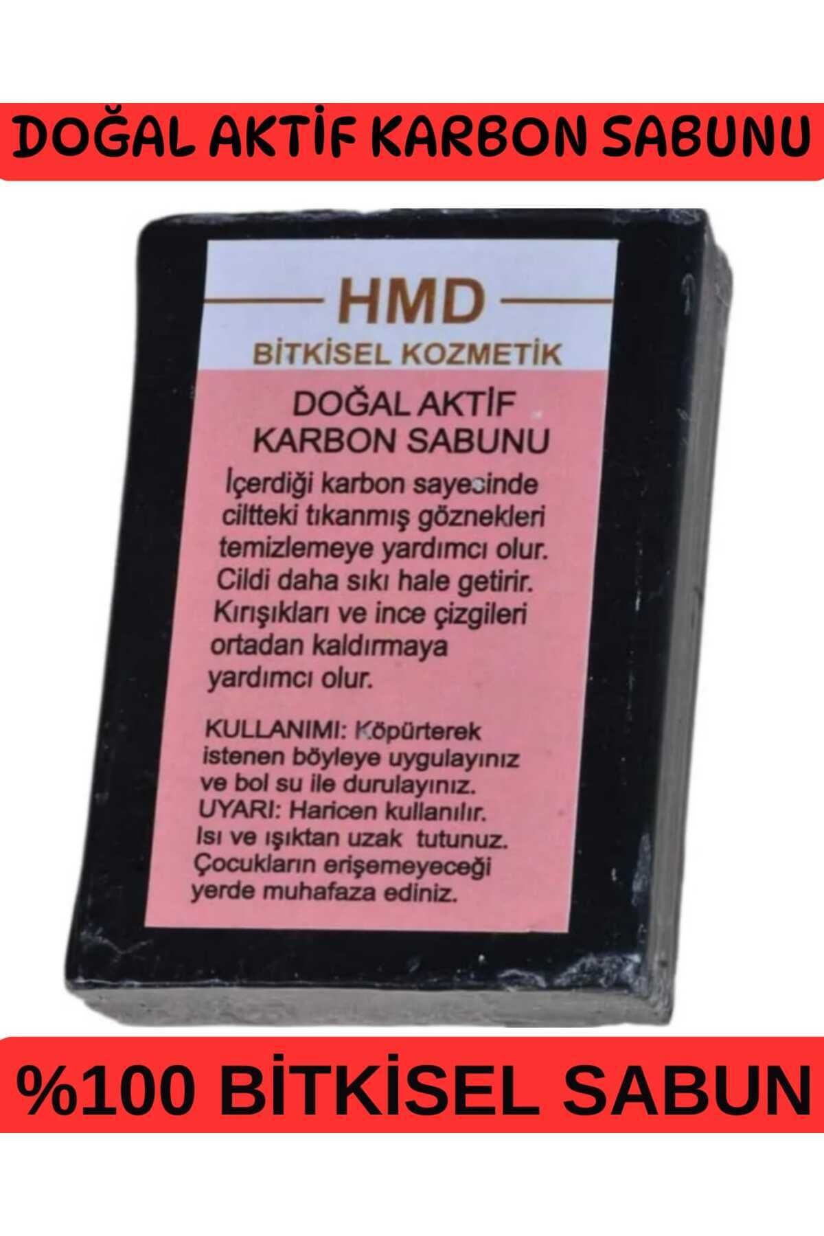صابون کربن فعال 100 گرم 100% طبیعی HMD BİTKİSEL KOZMETİK