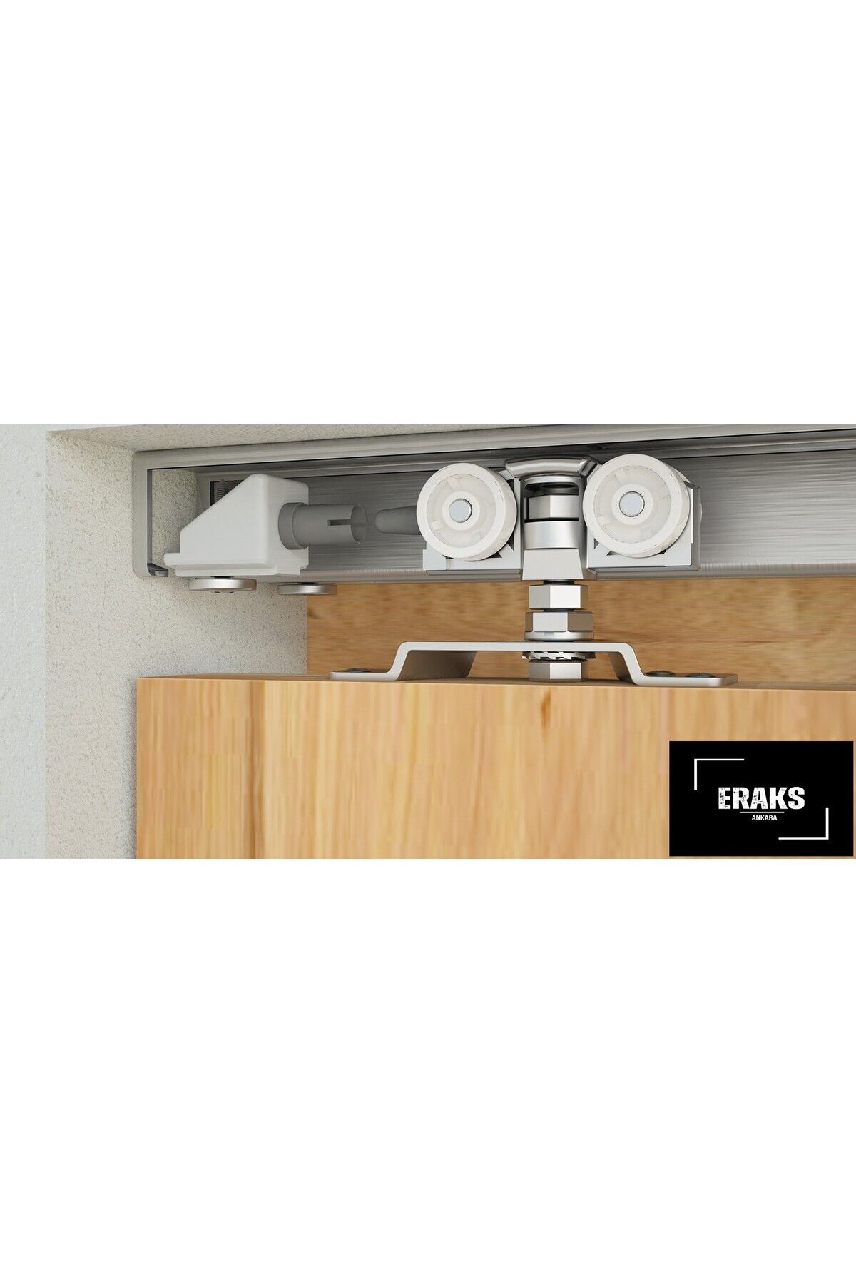 Raymek-Sliding Door Mechanism Sliding Door (3 Mt Rail Included) The Door Itself Is Not Included. 6