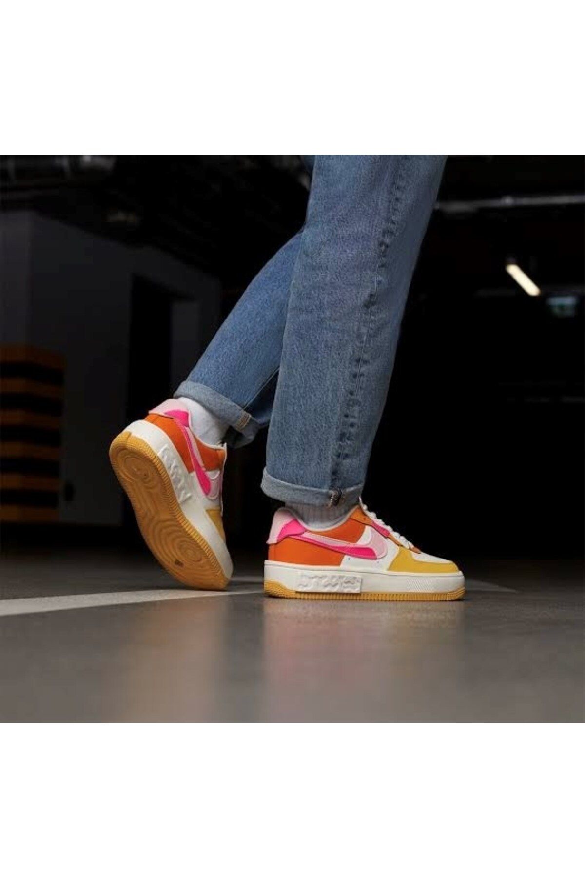اسنیکر زرد مردانه و زنانه کفش ورزشی اورجینال Nike