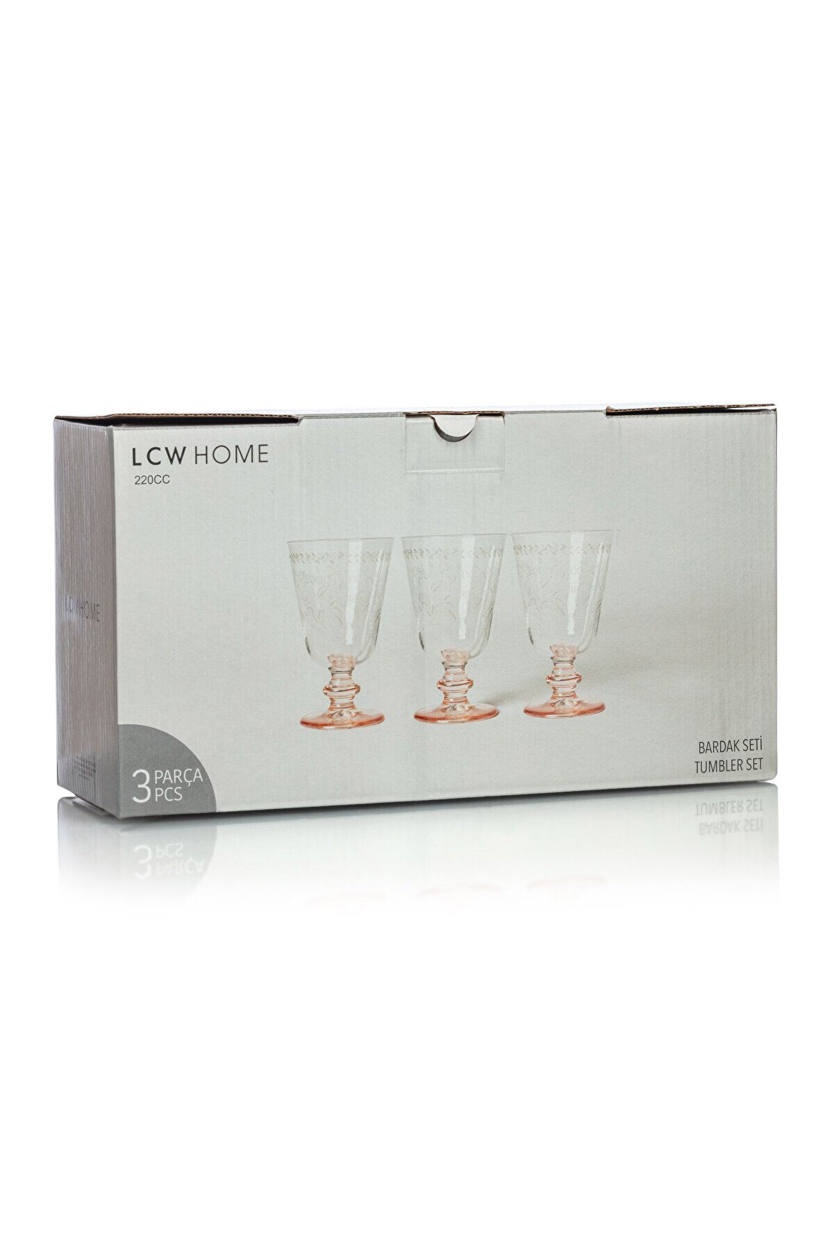 LC Waikiki-LCW HOME 220 Ml Standing Glass Set of 3 4