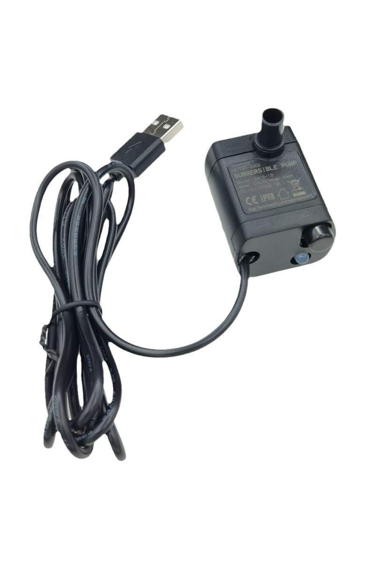 Schulzz Usb SENSÖRLÜ LED  Mini Akvaryum 3.5/9v  3W  Dalgıç Su Pompası