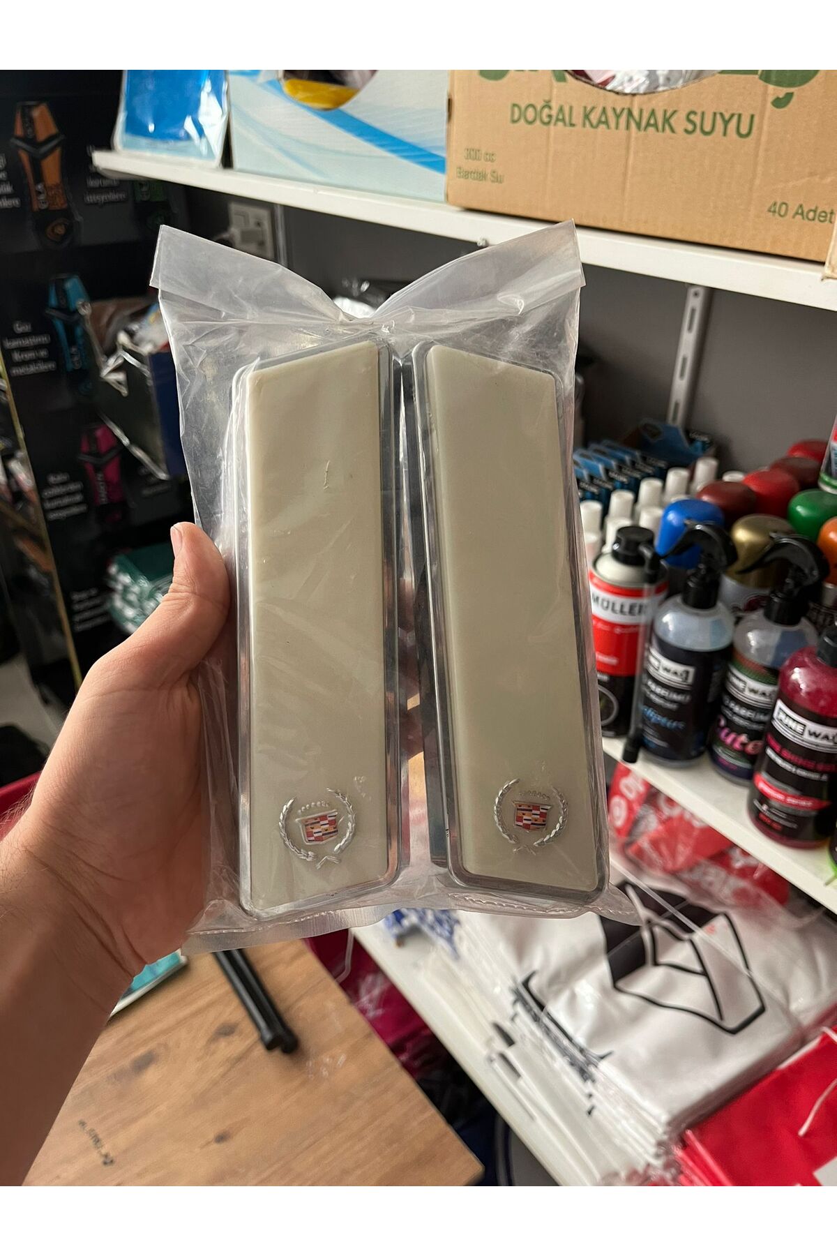 KARA AUTO Cadillac Beyaz Gazetelik Direk Lambası 1 Çift 2 Adet