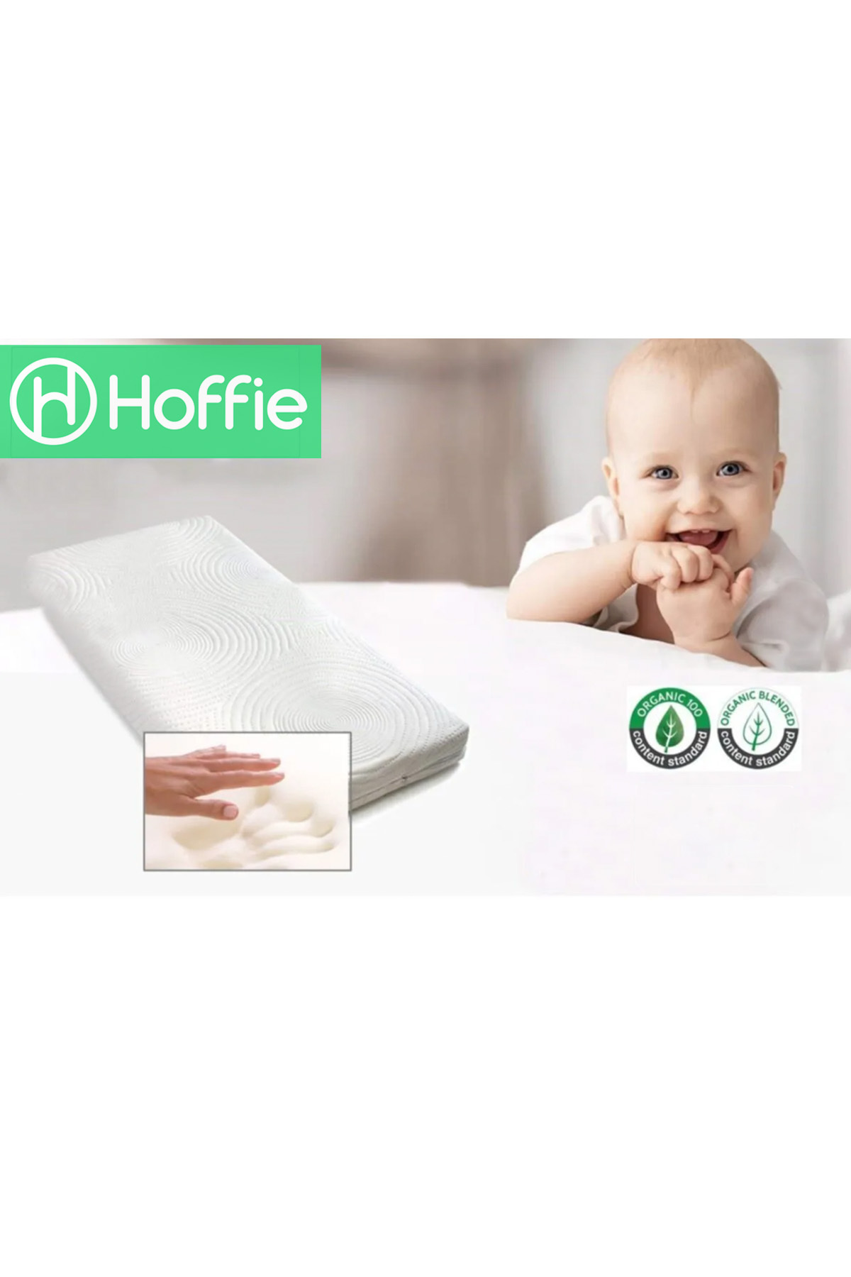 Hoffie 70X110 10 Cm PREMİUM BEBEK YATAĞI ORTOPEDİK İŞBİR PARK BEŞİK PARK YATAK YATAĞI ÇANTALI 70x110Cm fotoğrafı 3 (önizleme)