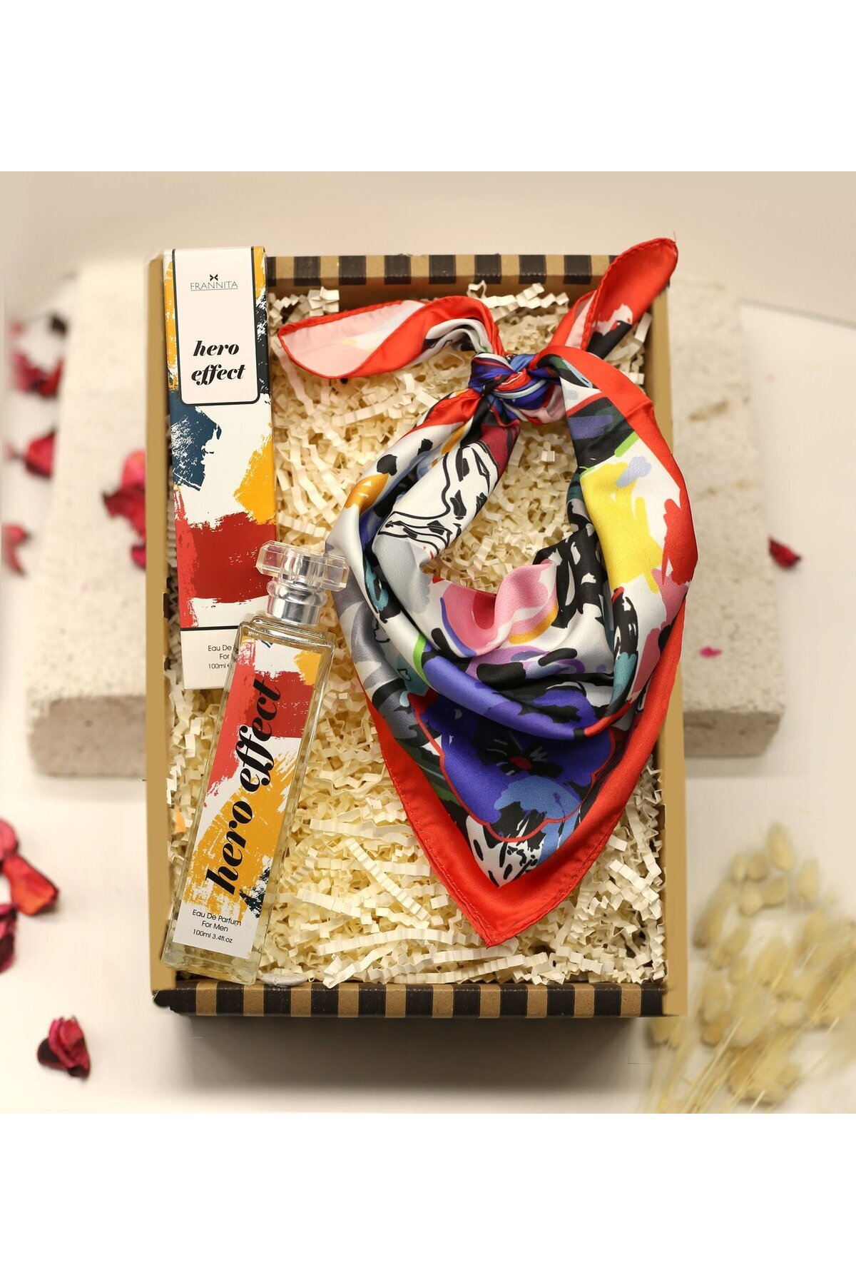 SPECIAL FOR MOTHER'S DAY Women's Perfume Spray & Colorful Scarf Gift Set